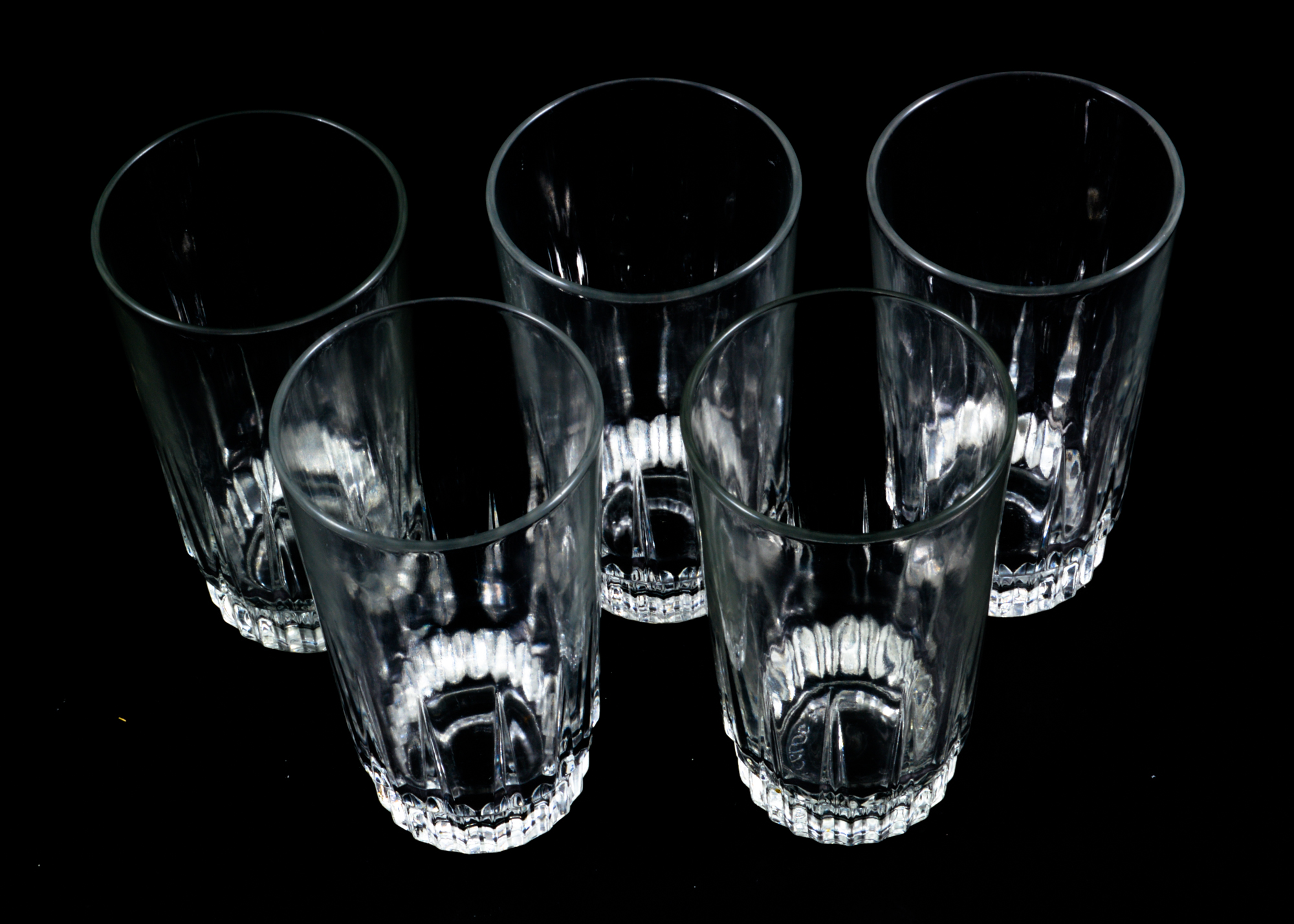 Assortment of Glass Arcoroc Drinkware