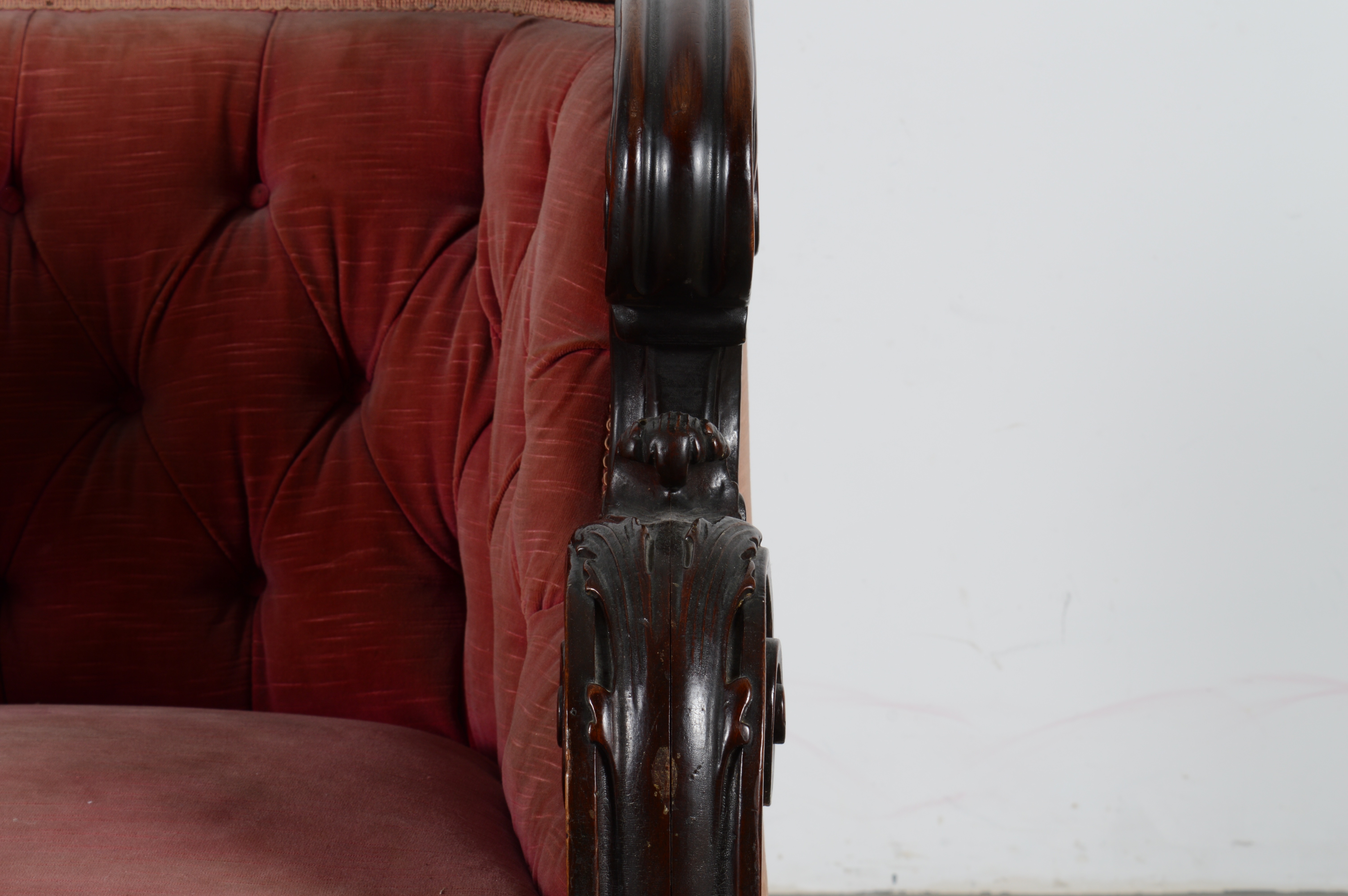 Antique Karpen King Armchair