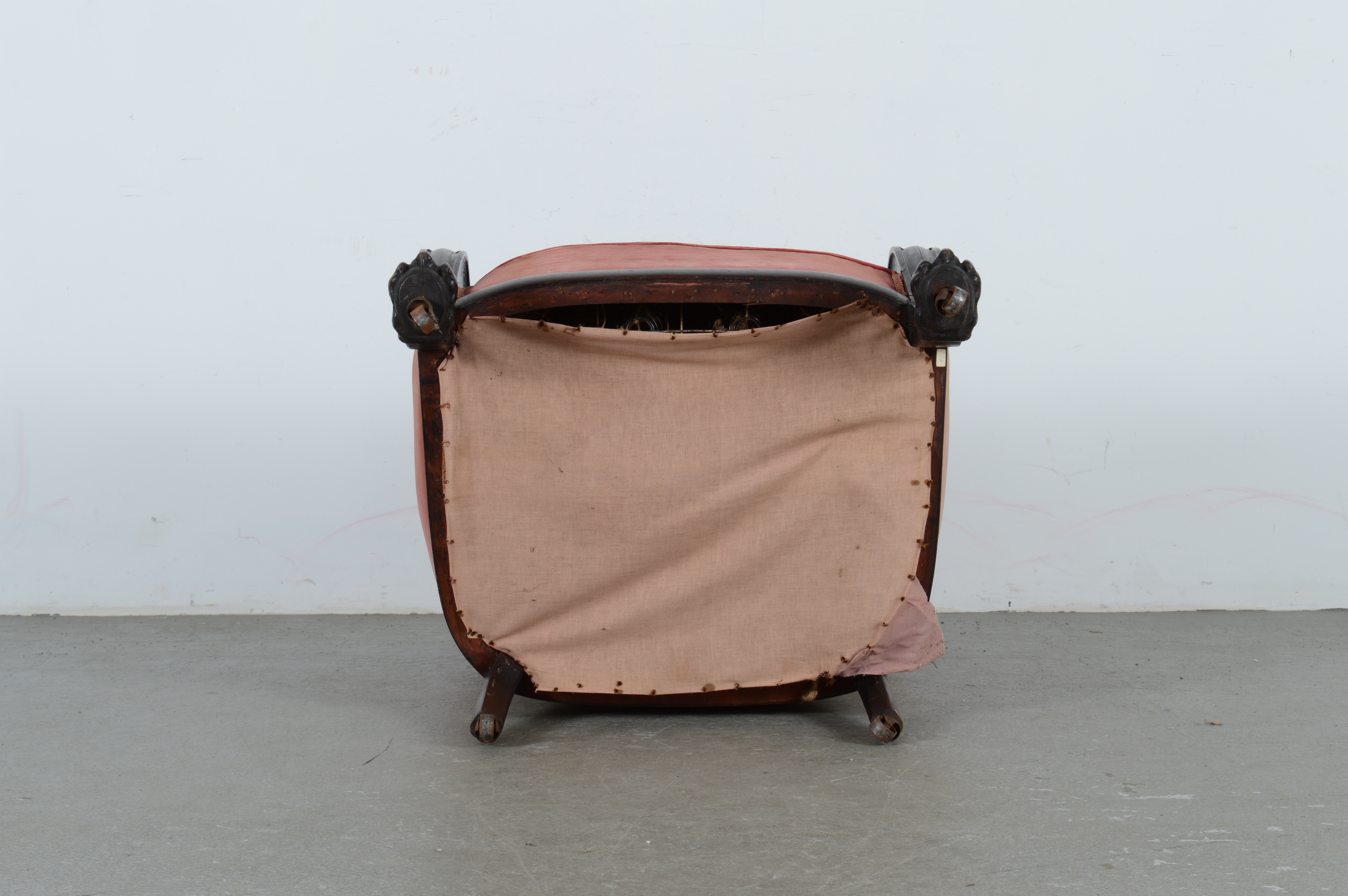 Antique Karpen King Armchair