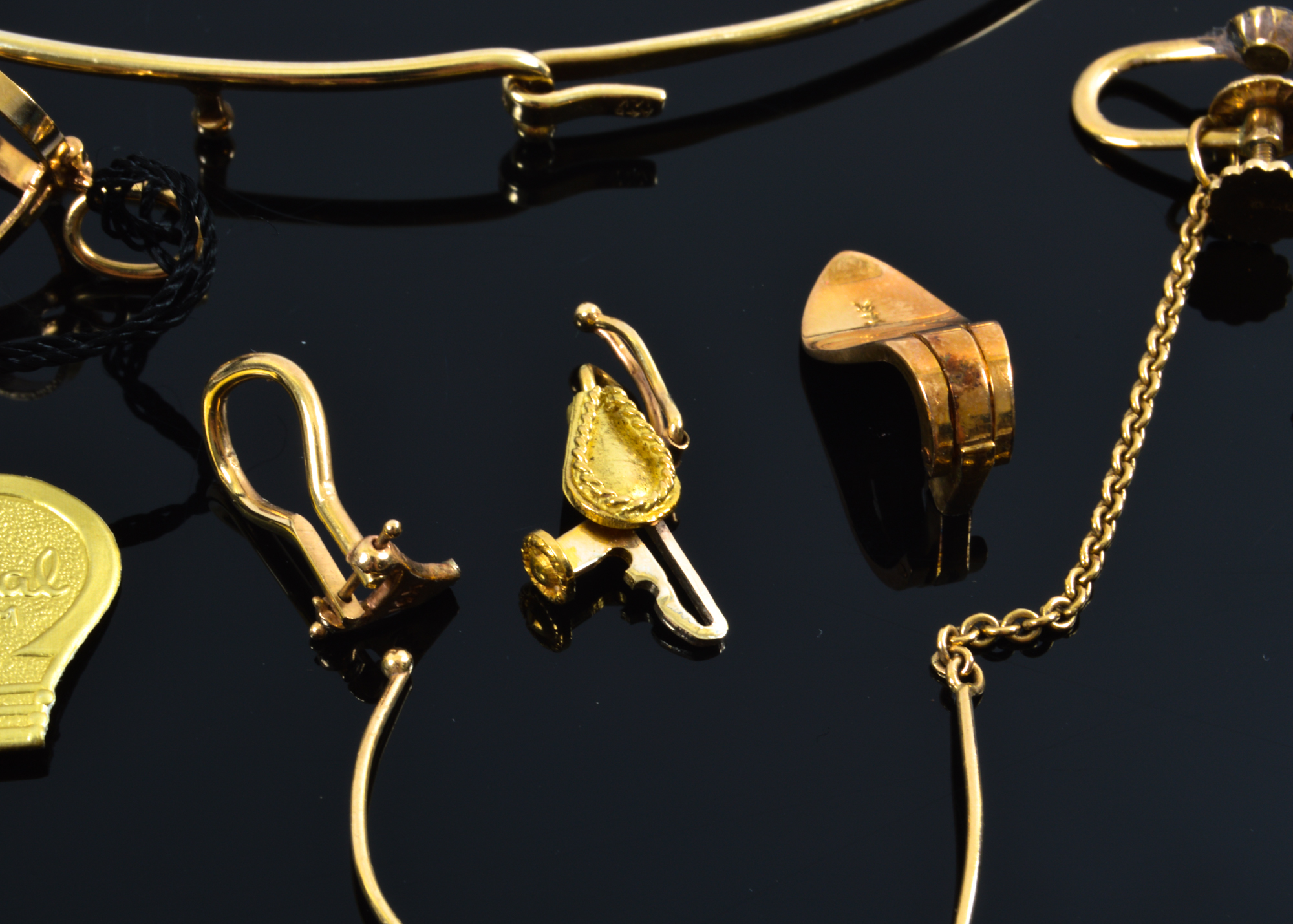 14K Gold Necklace and Components