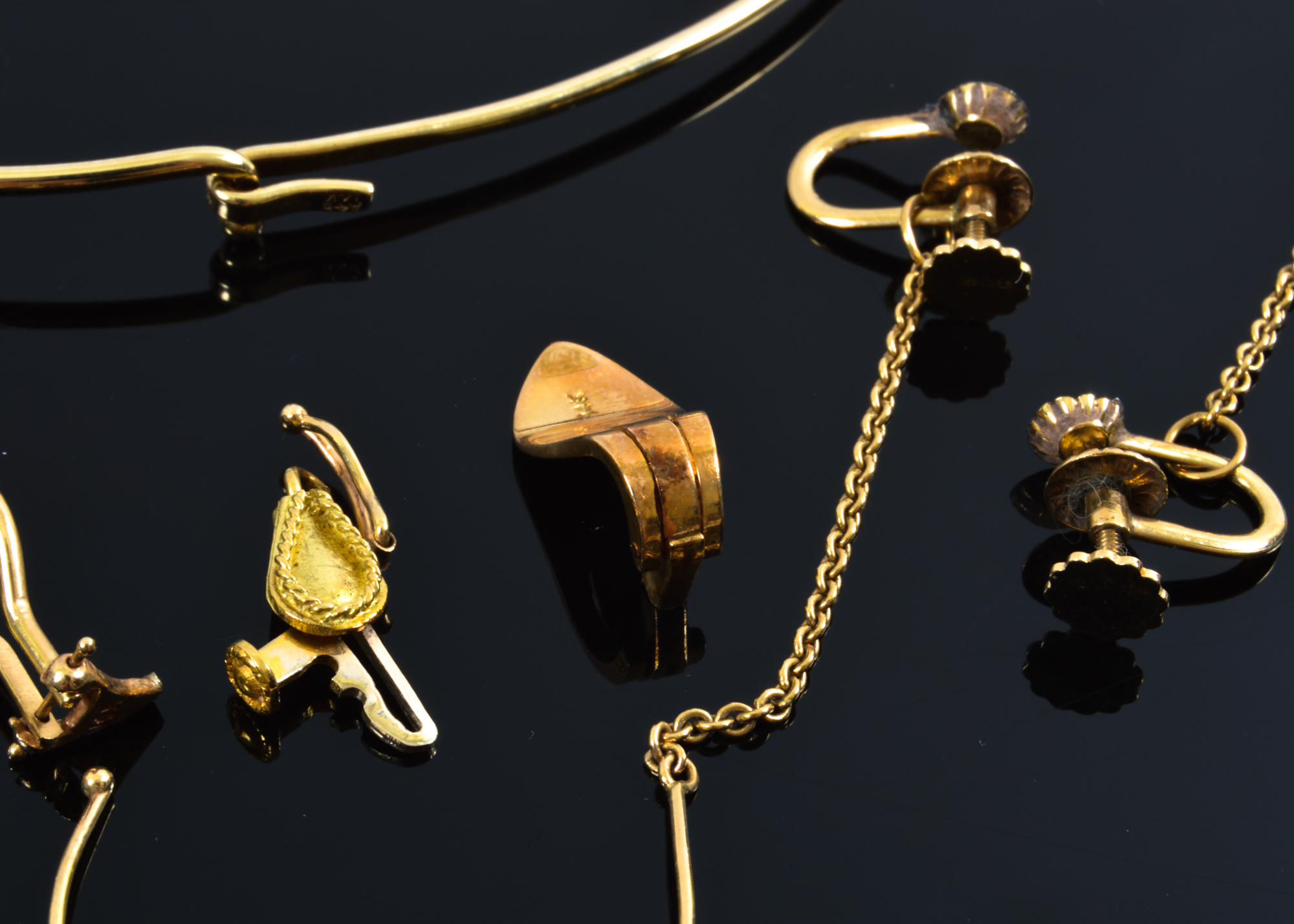 14K Gold Necklace and Components