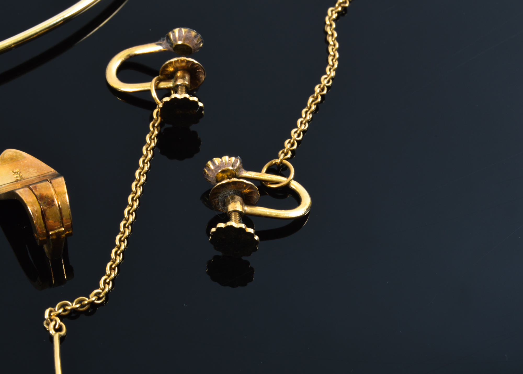 14K Gold Necklace and Components