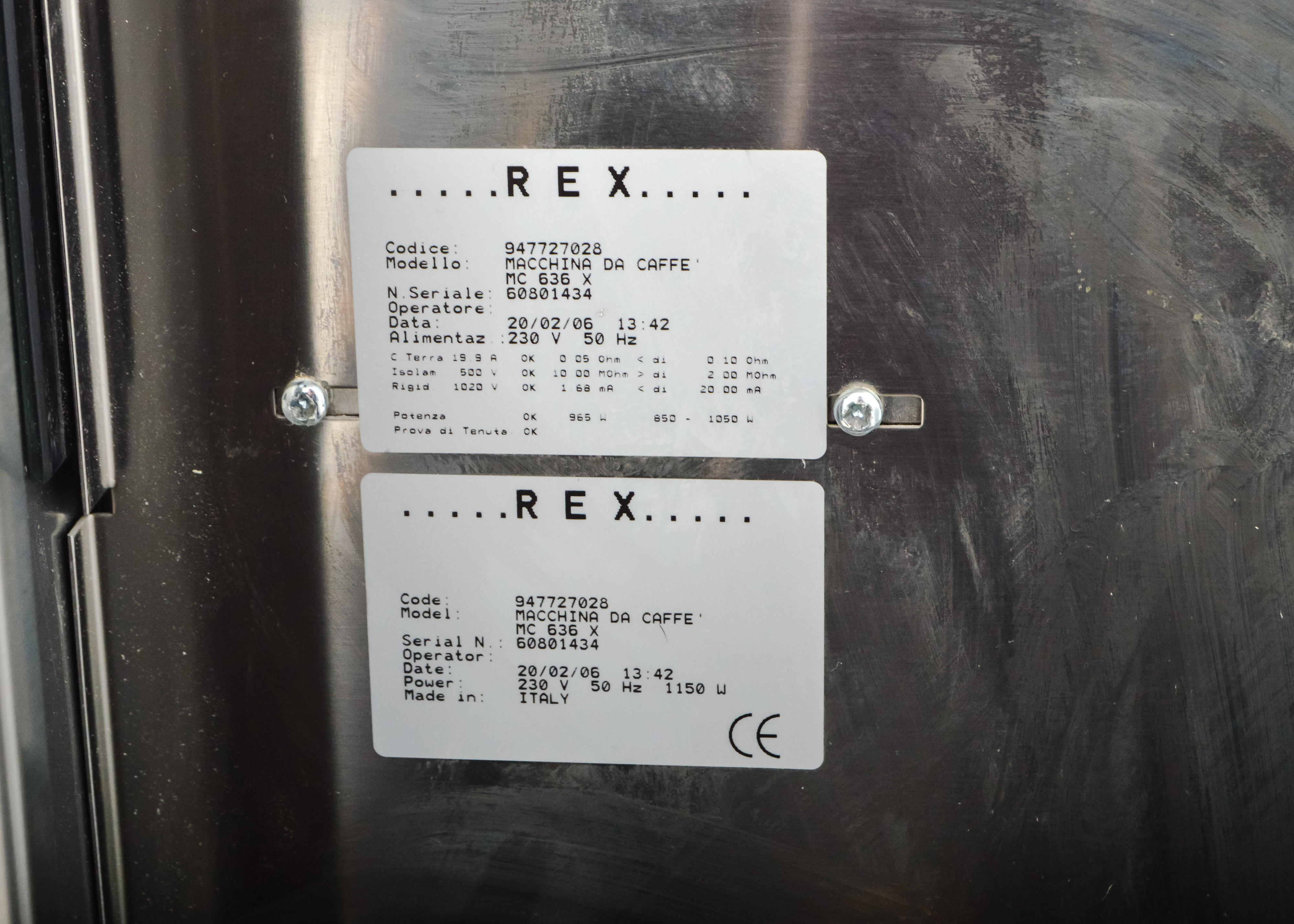 Rex Electrolux Espresso Machine X