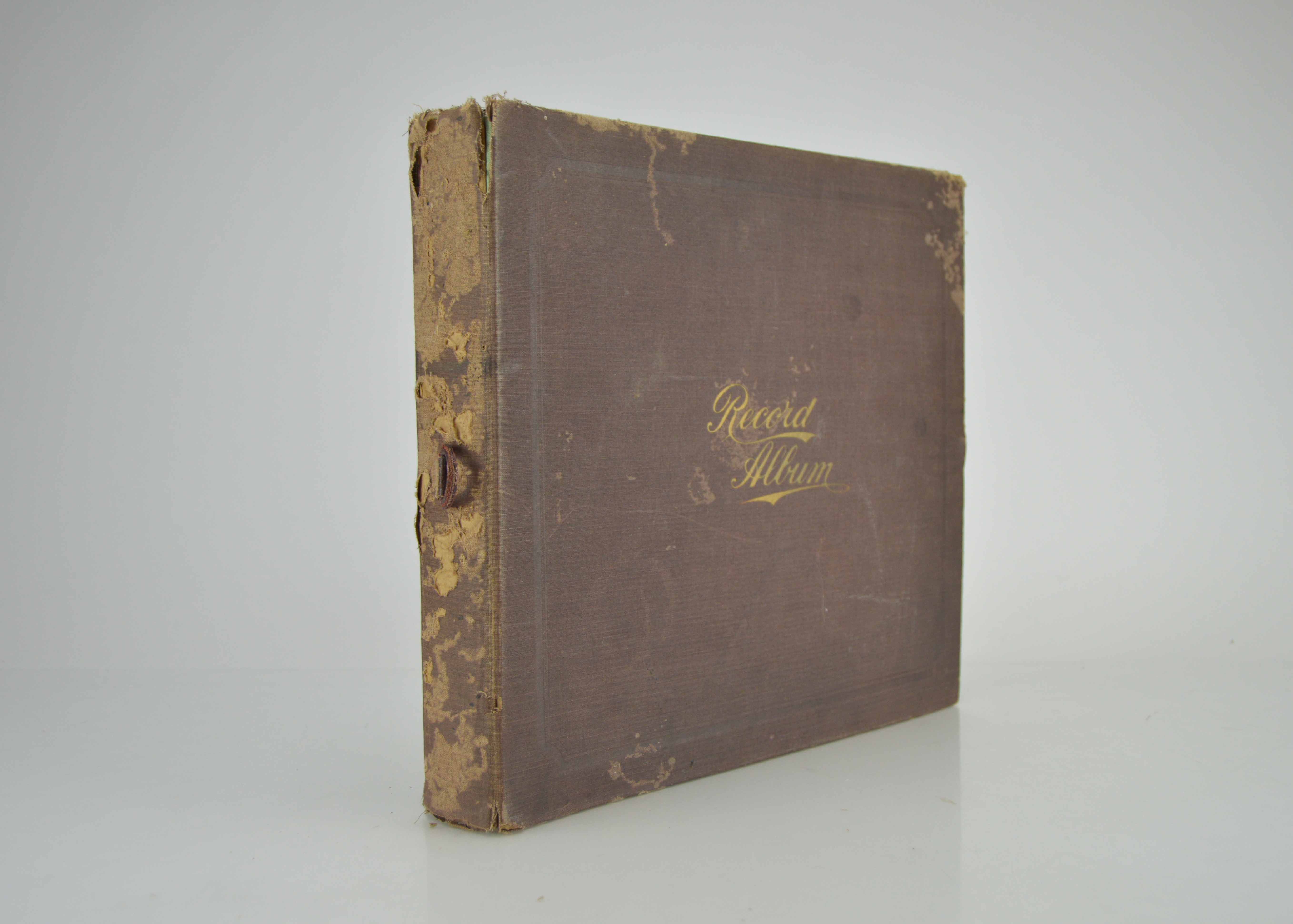Album of Antique 78 RPM Records