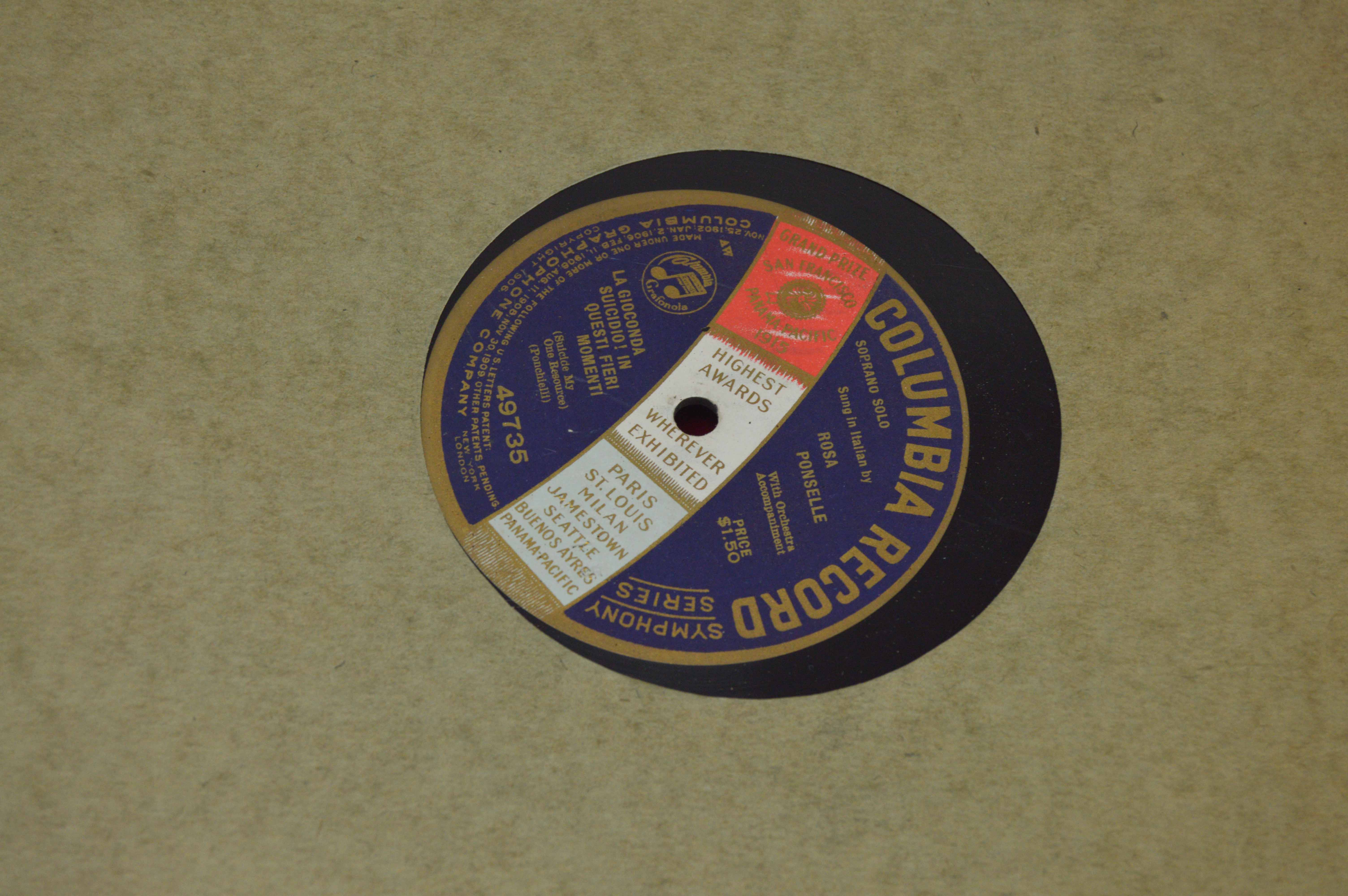 Album of Antique 78 RPM Records