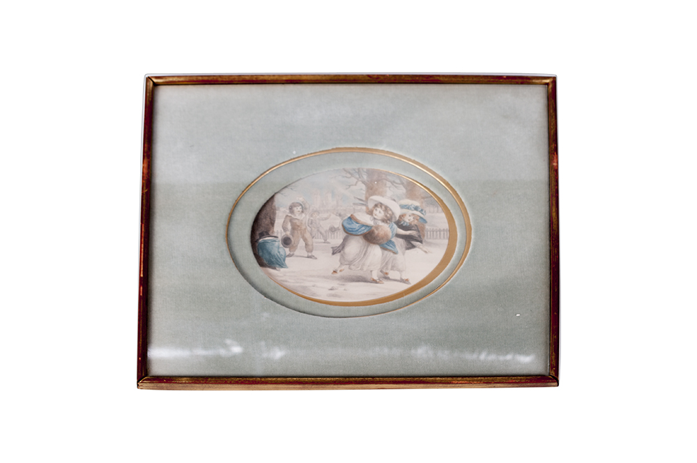 Hamilton's "Winter's Amusement" Engraving