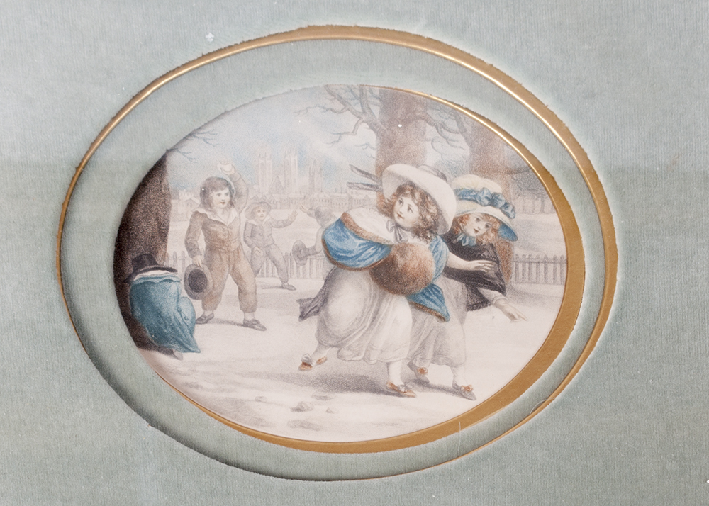 Hamilton's "Winter's Amusement" Engraving