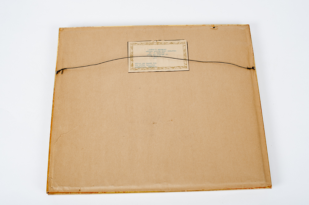 Hamilton's "Winter's Amusement" Engraving