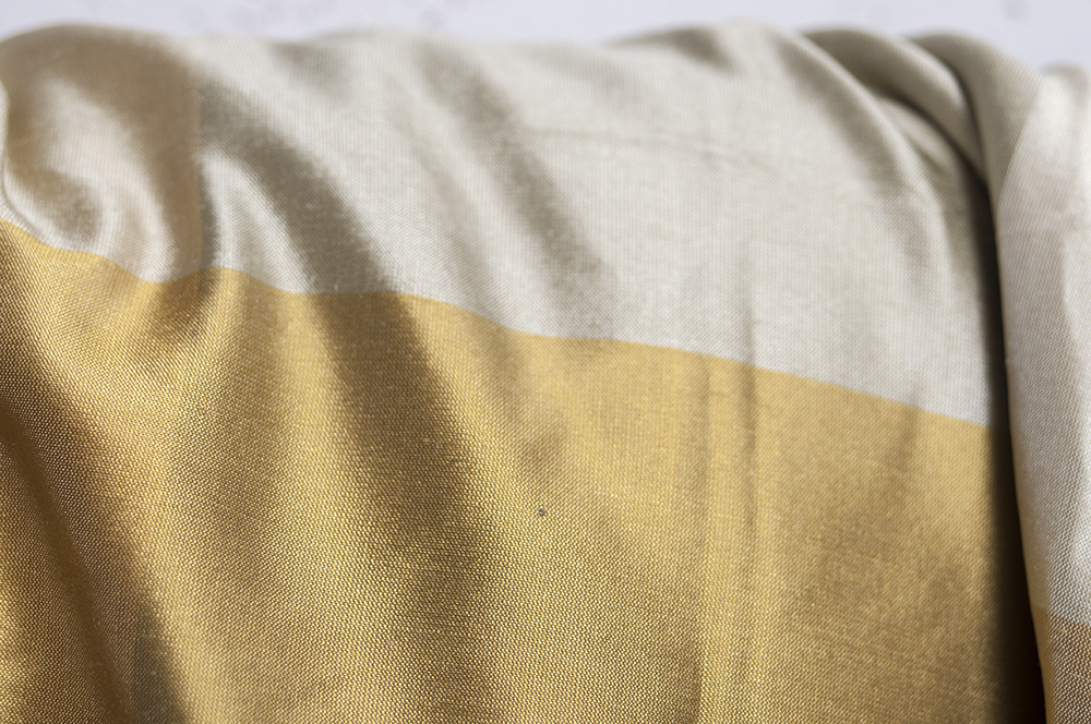 Checker Silk Curtains