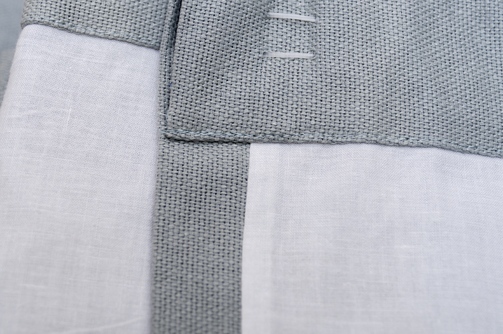 Pottery Barn Blue Curtains