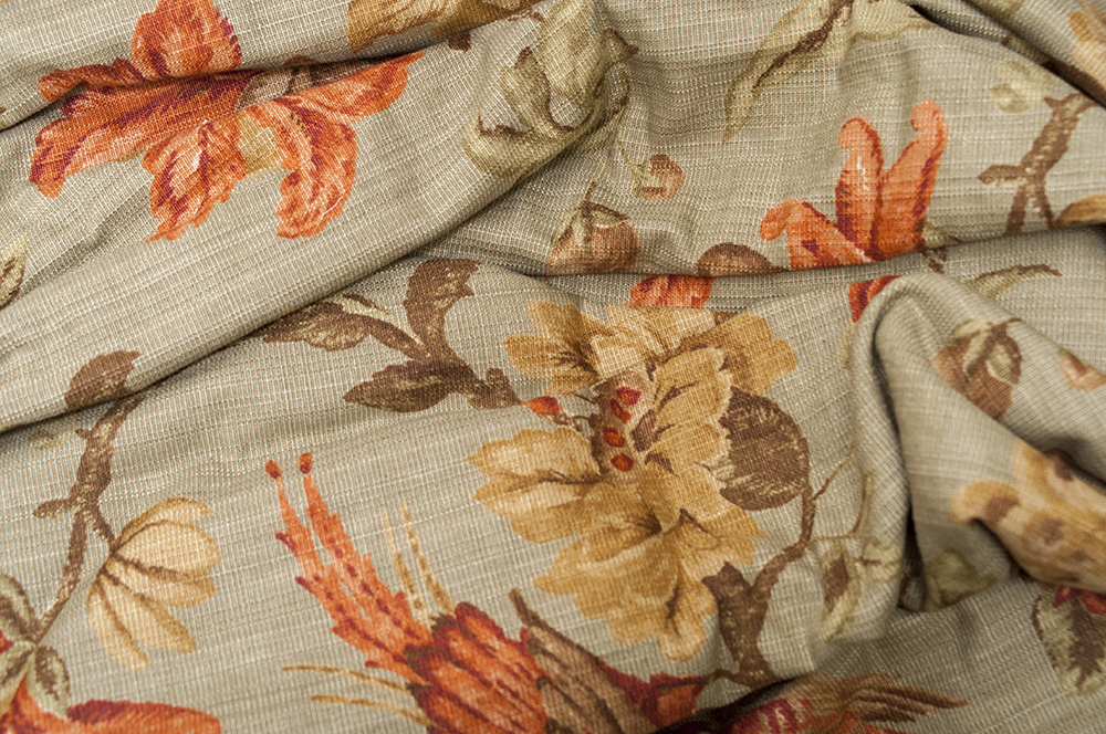 36" Botanical Print Curtains