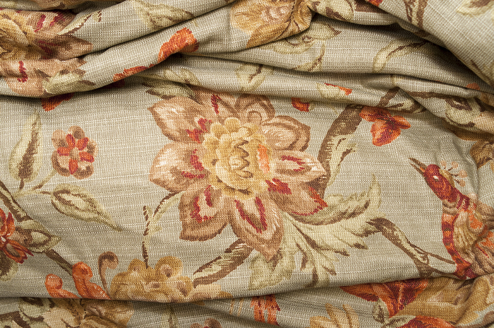 36" Botanical Print Curtains