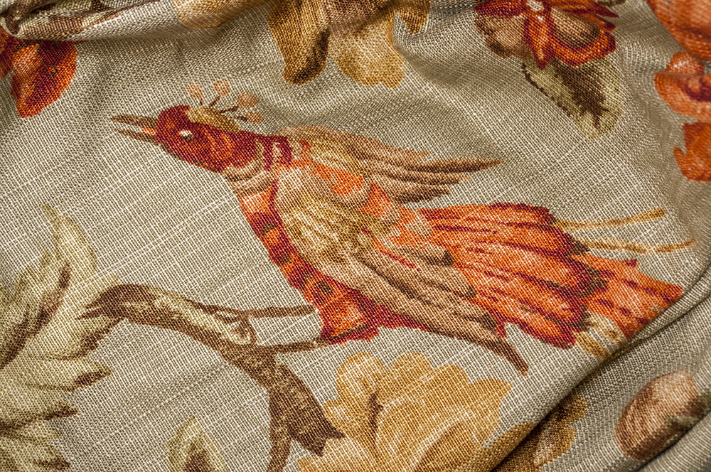 36" Botanical Print Curtains