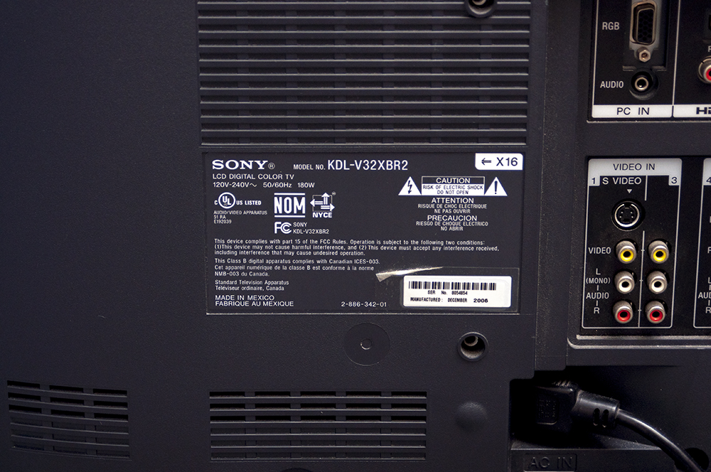 Sony Bravia LCD Television