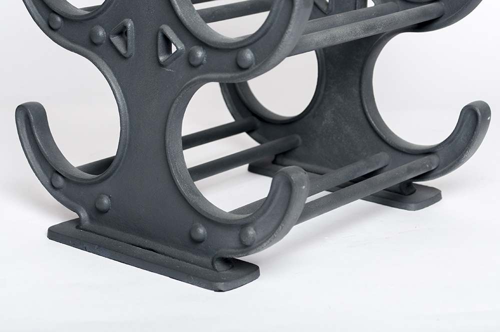 Restoration Hardware Factory Table Wine Rack