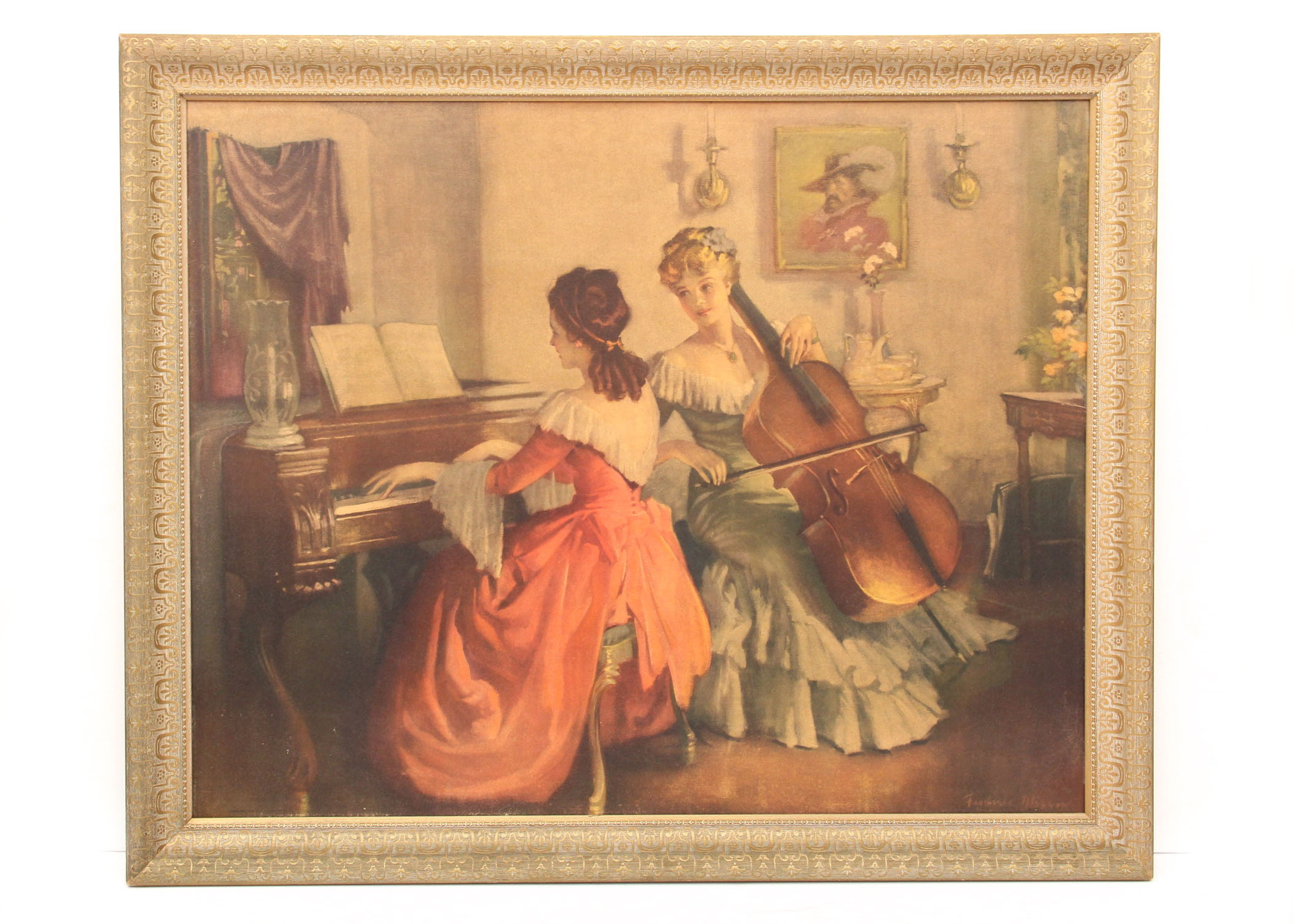 Framed Giclee of Frederic Mizen's "Recital"