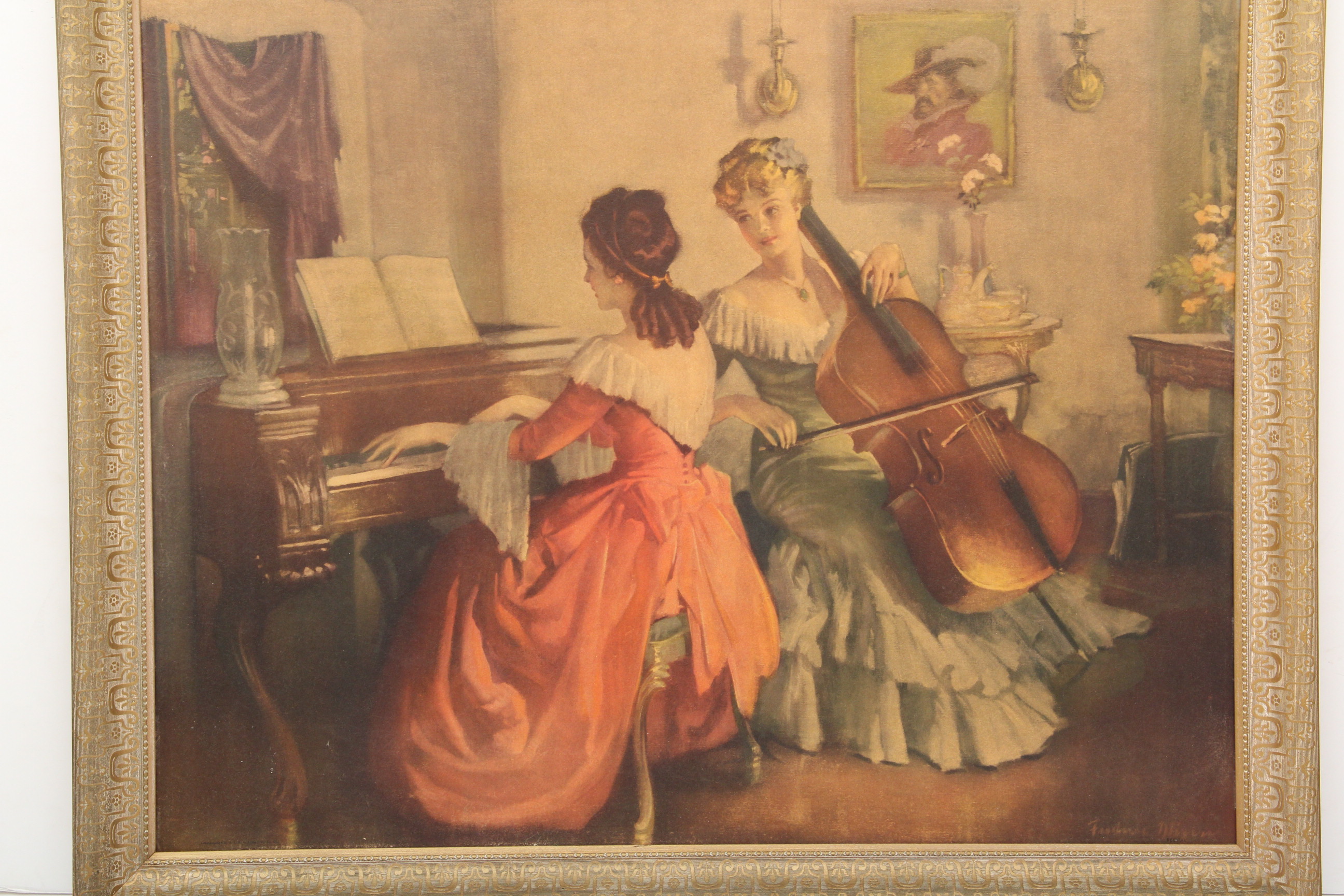 Framed Giclee of Frederic Mizen's "Recital"