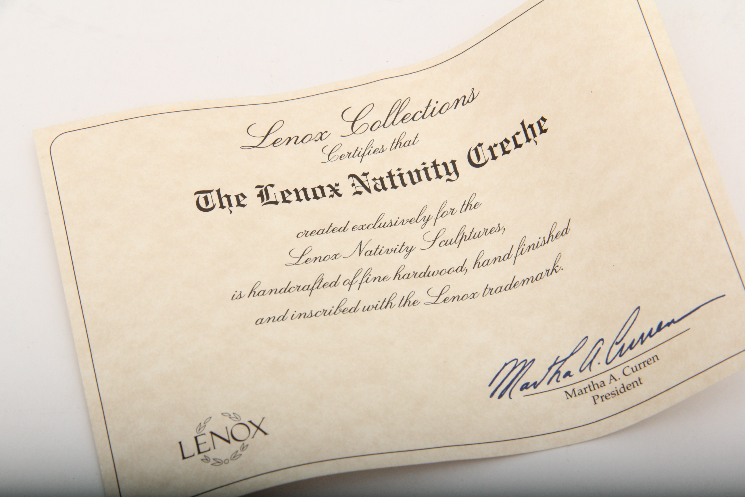 Lenox Renaissance Nativity Scene Figurine Set