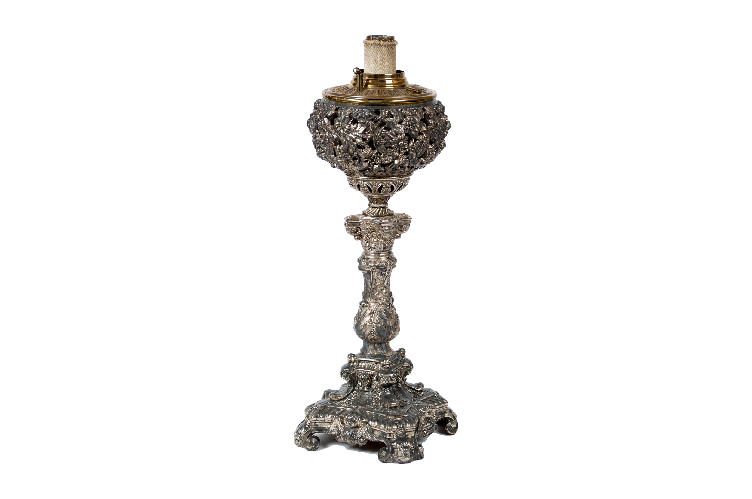 Antique B&H Banquet Lamp