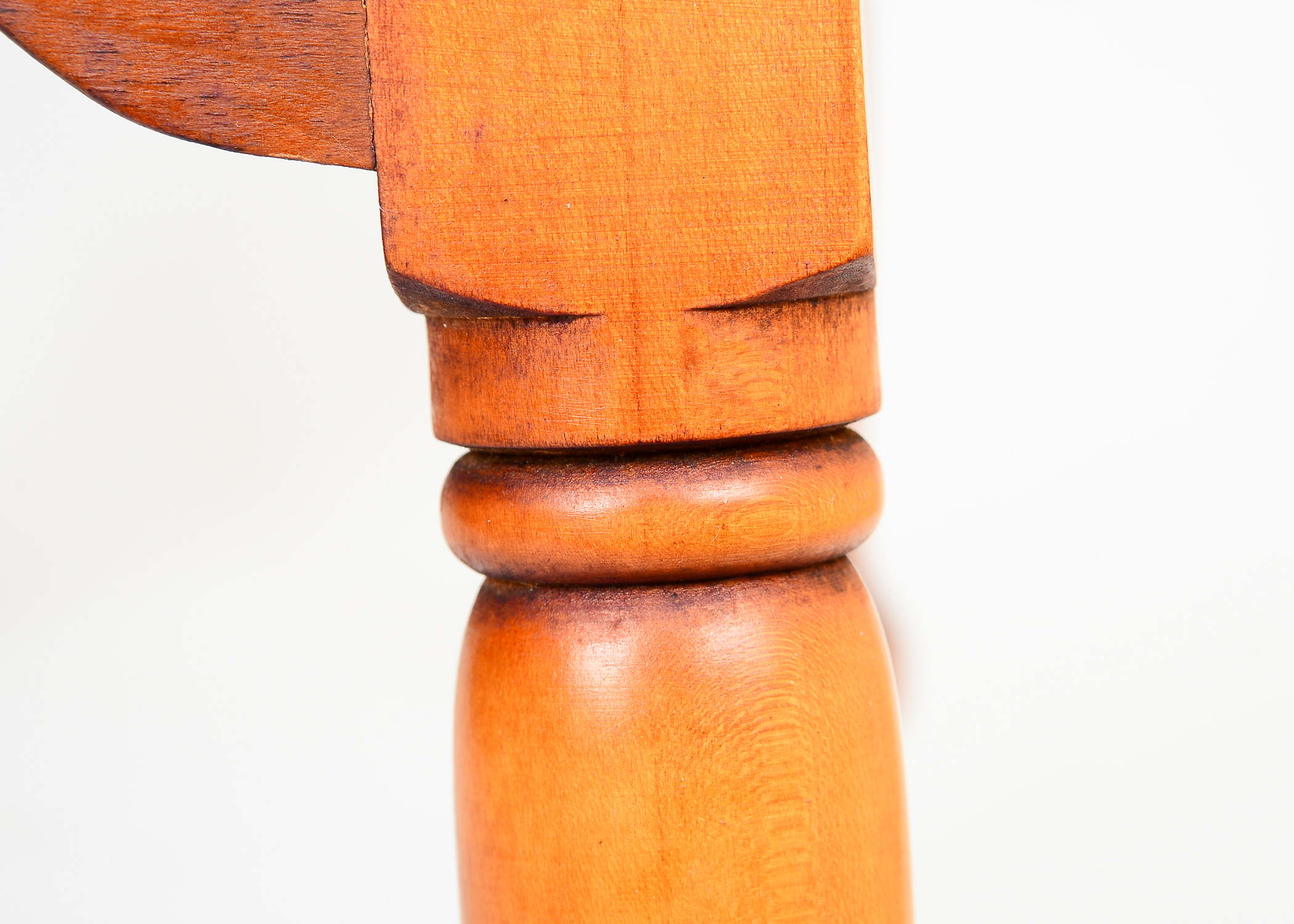 Antique Cherry Dough Box on Stand