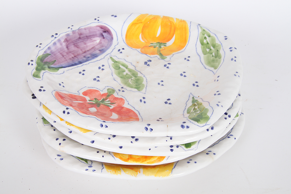 Assortment of Food Themed Dishware