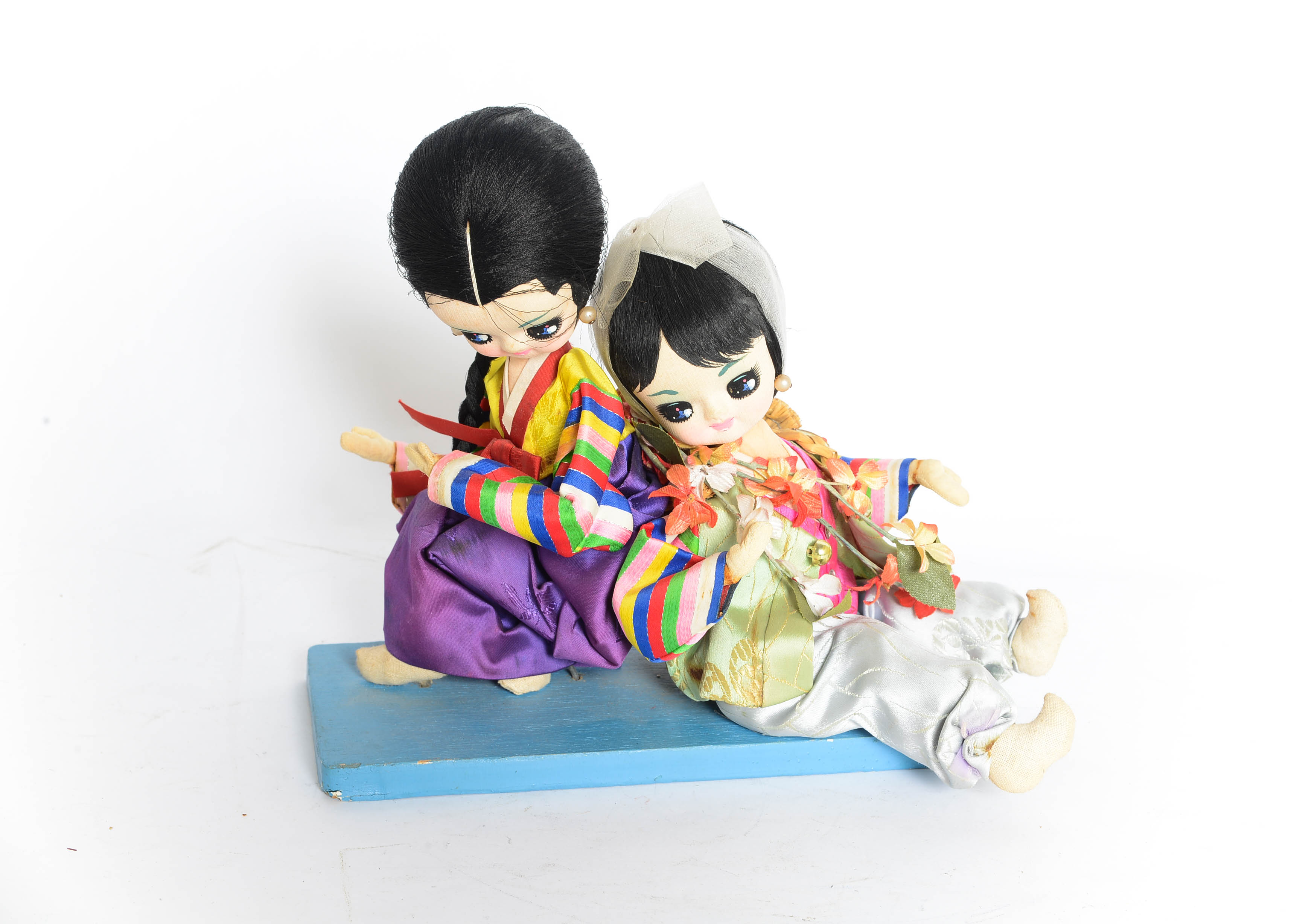 Vintage Korean Fabric Dolls
