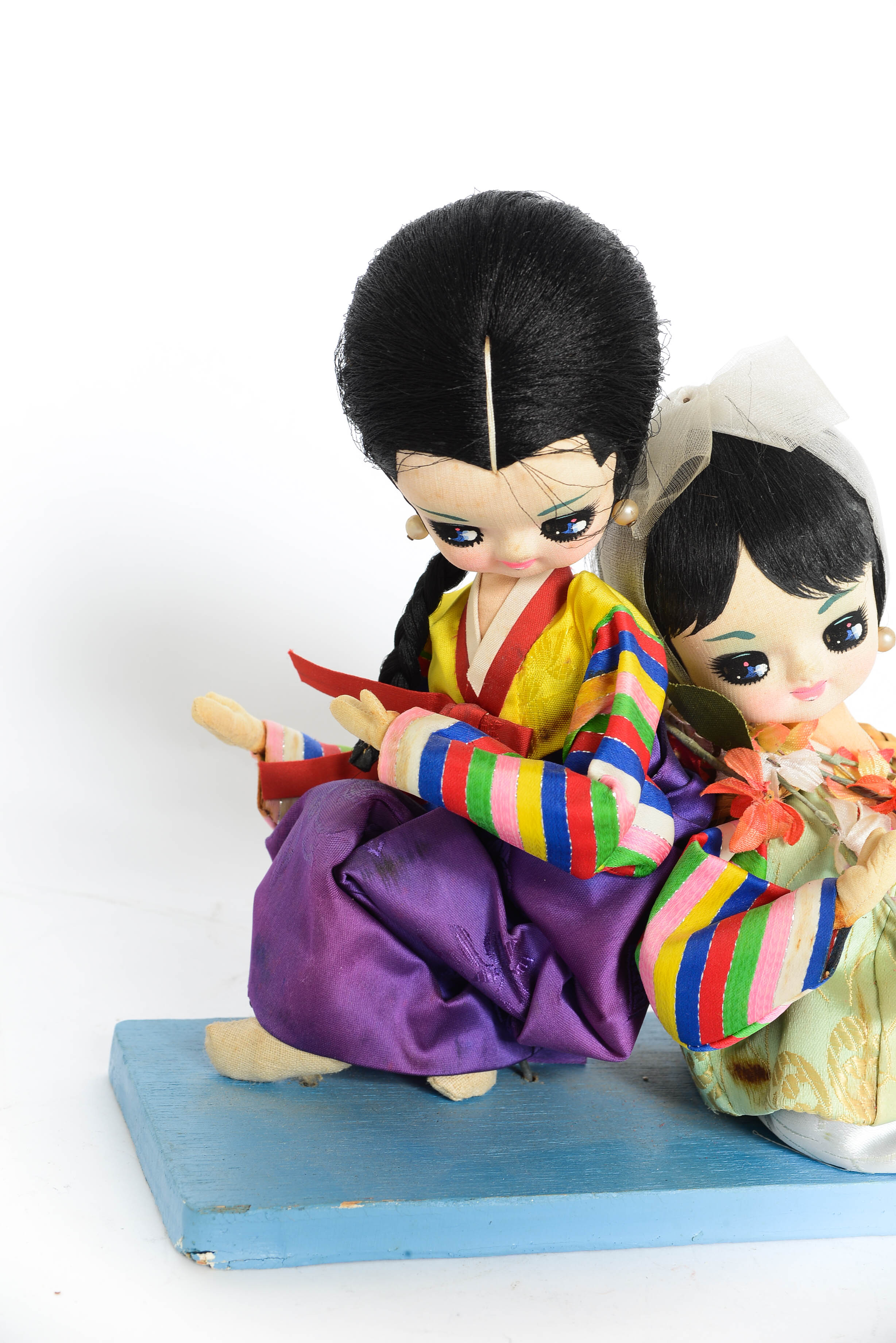 Vintage Korean Fabric Dolls