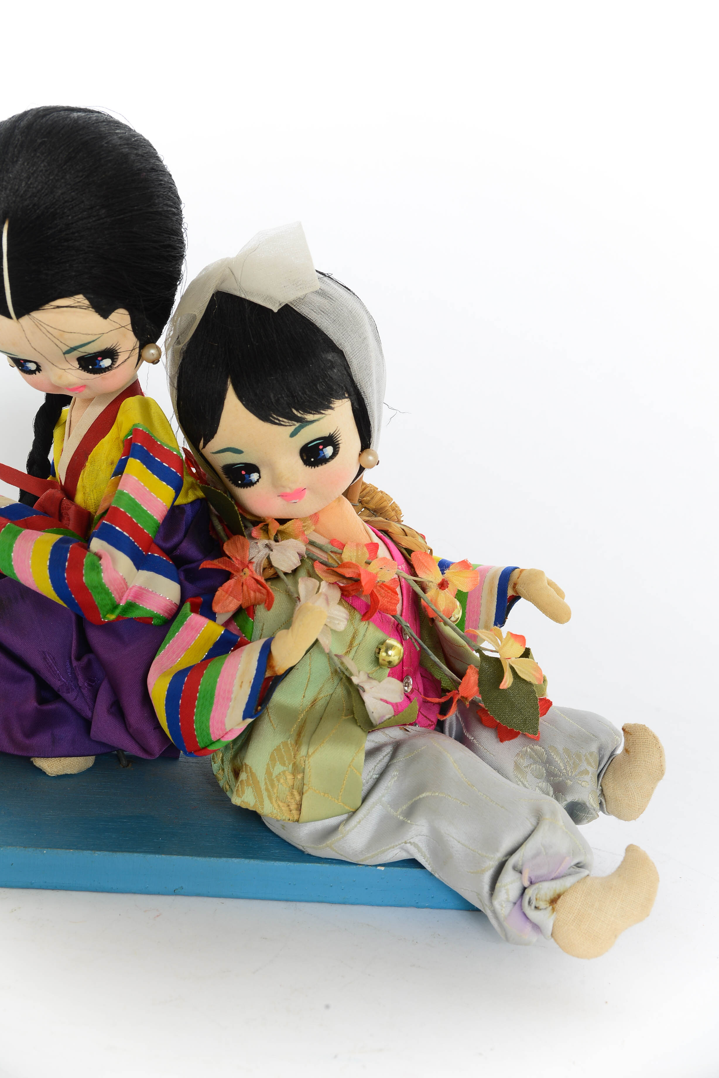 Vintage Korean Fabric Dolls