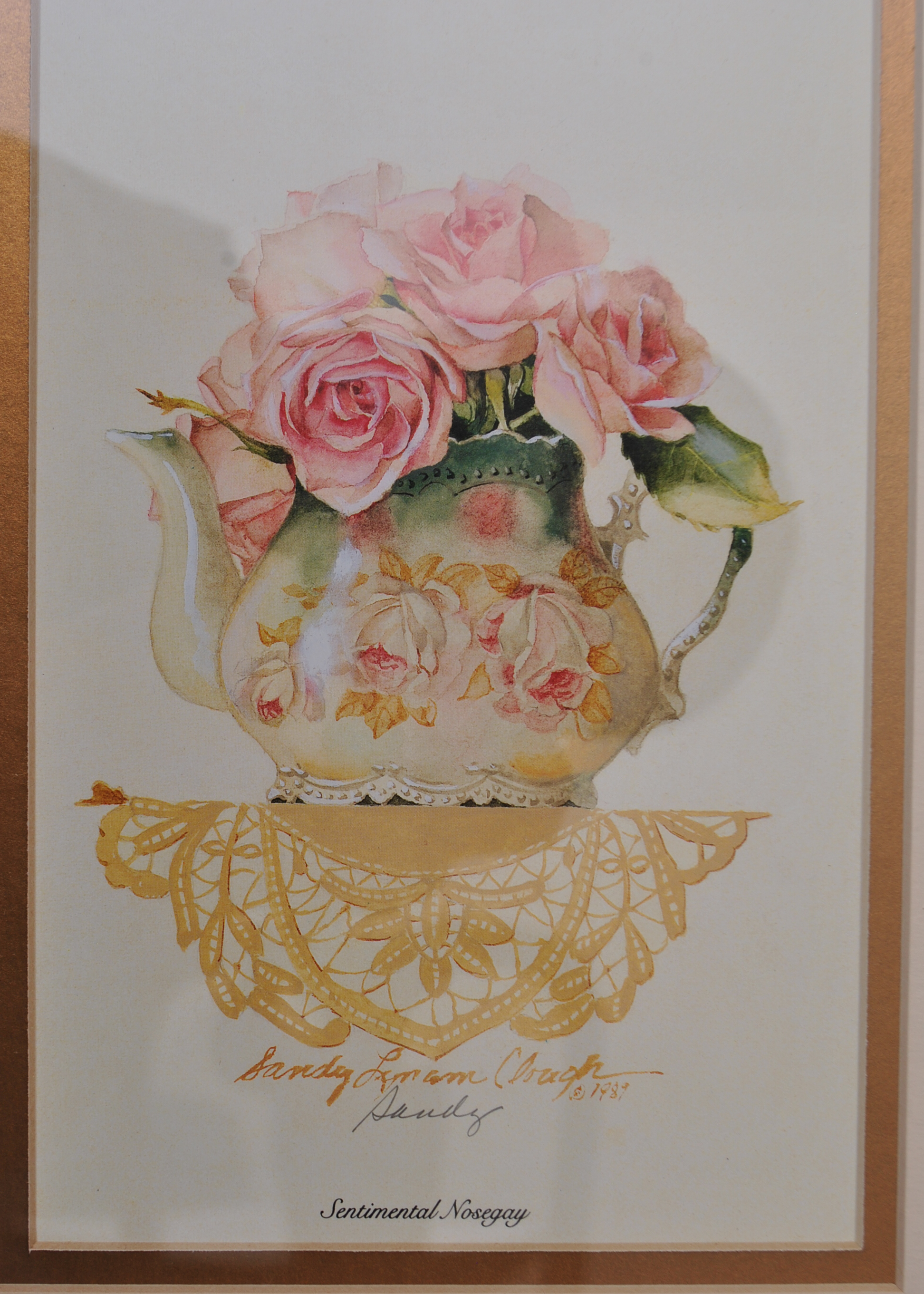 Trio of Sandy Clough Signed Offset Lithographs