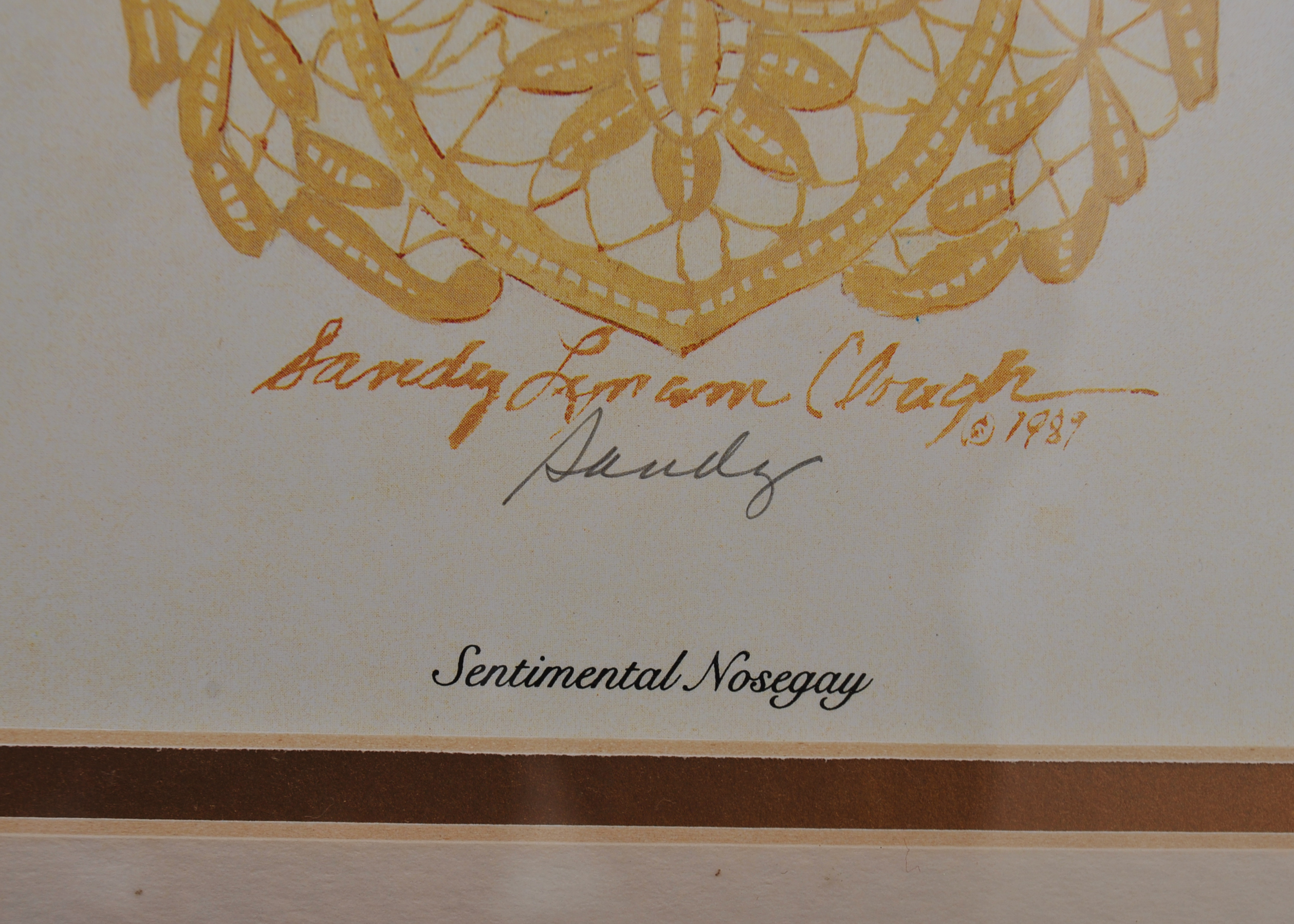 Trio of Sandy Clough Signed Offset Lithographs