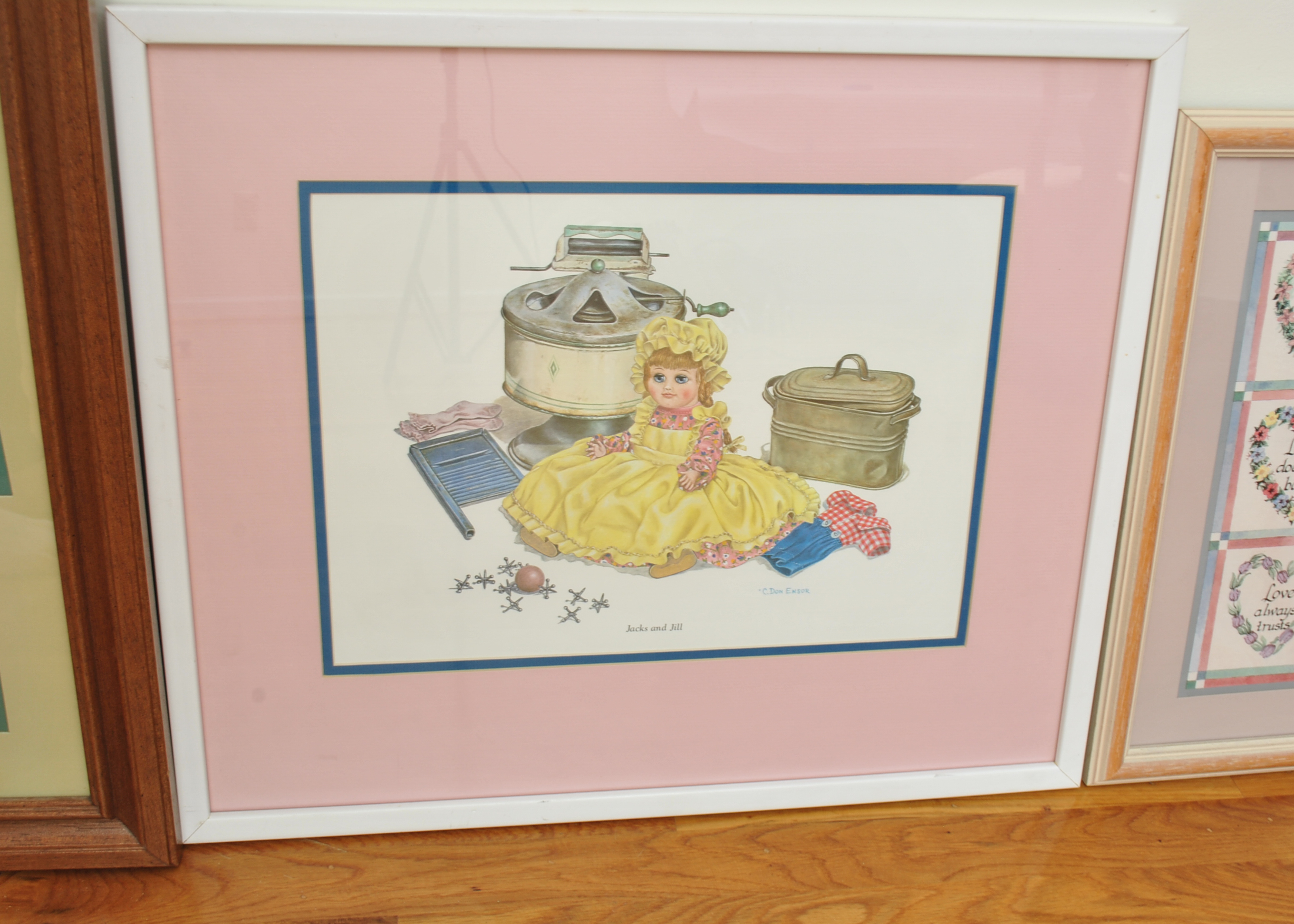 Trio of Framed Offset Lithographs
