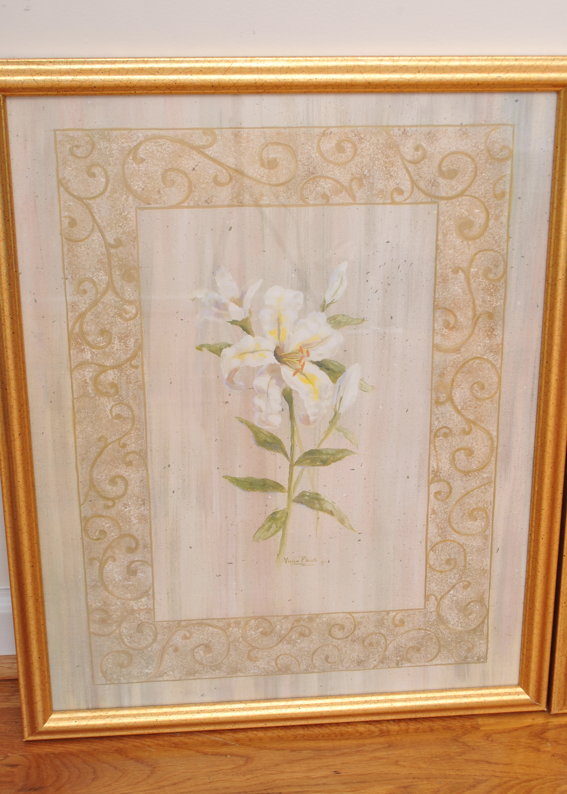 Pair of Offset Lithographs by Vivian Flasch