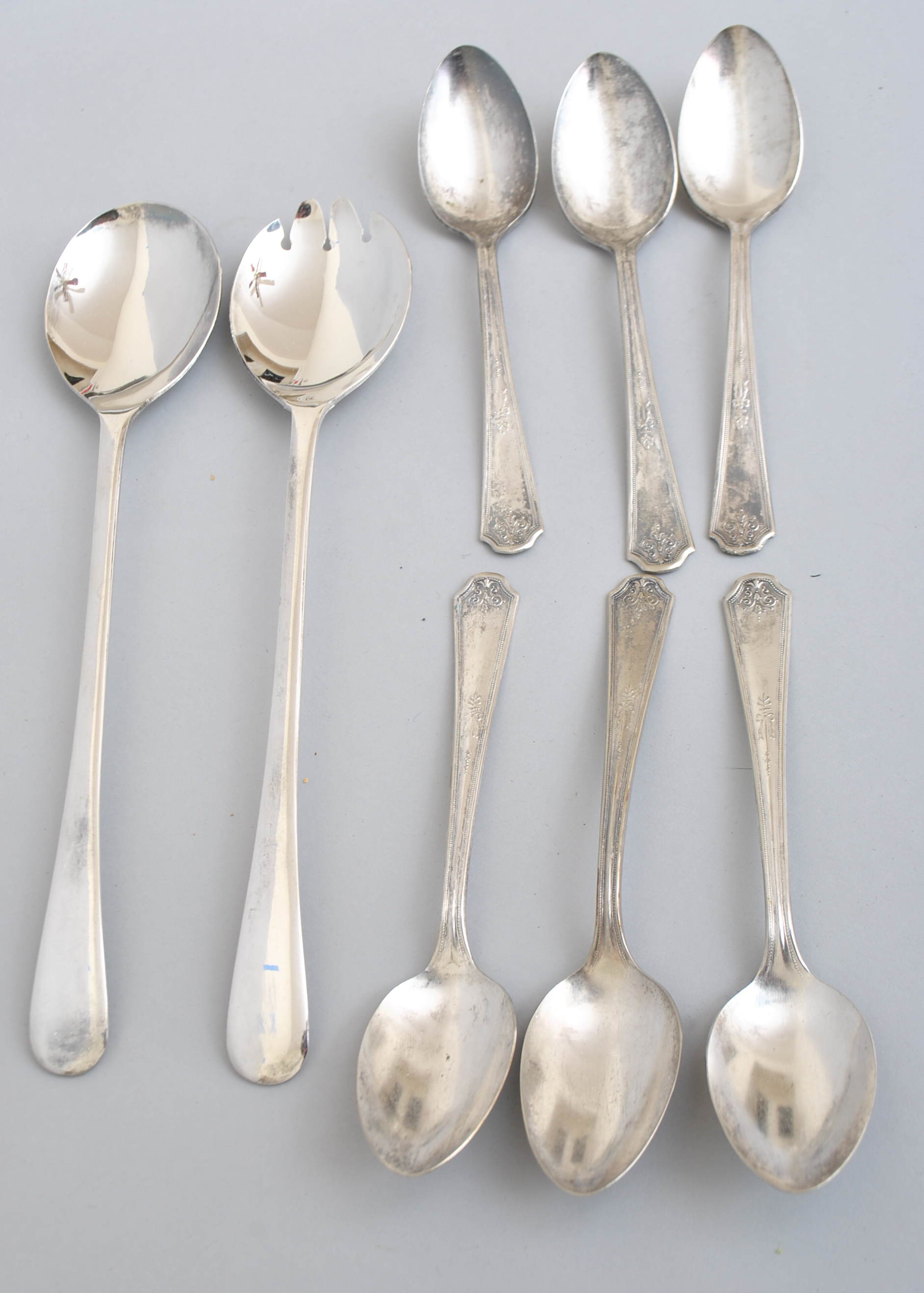 Stainless Steel and Silver Plated Flatware Assortment