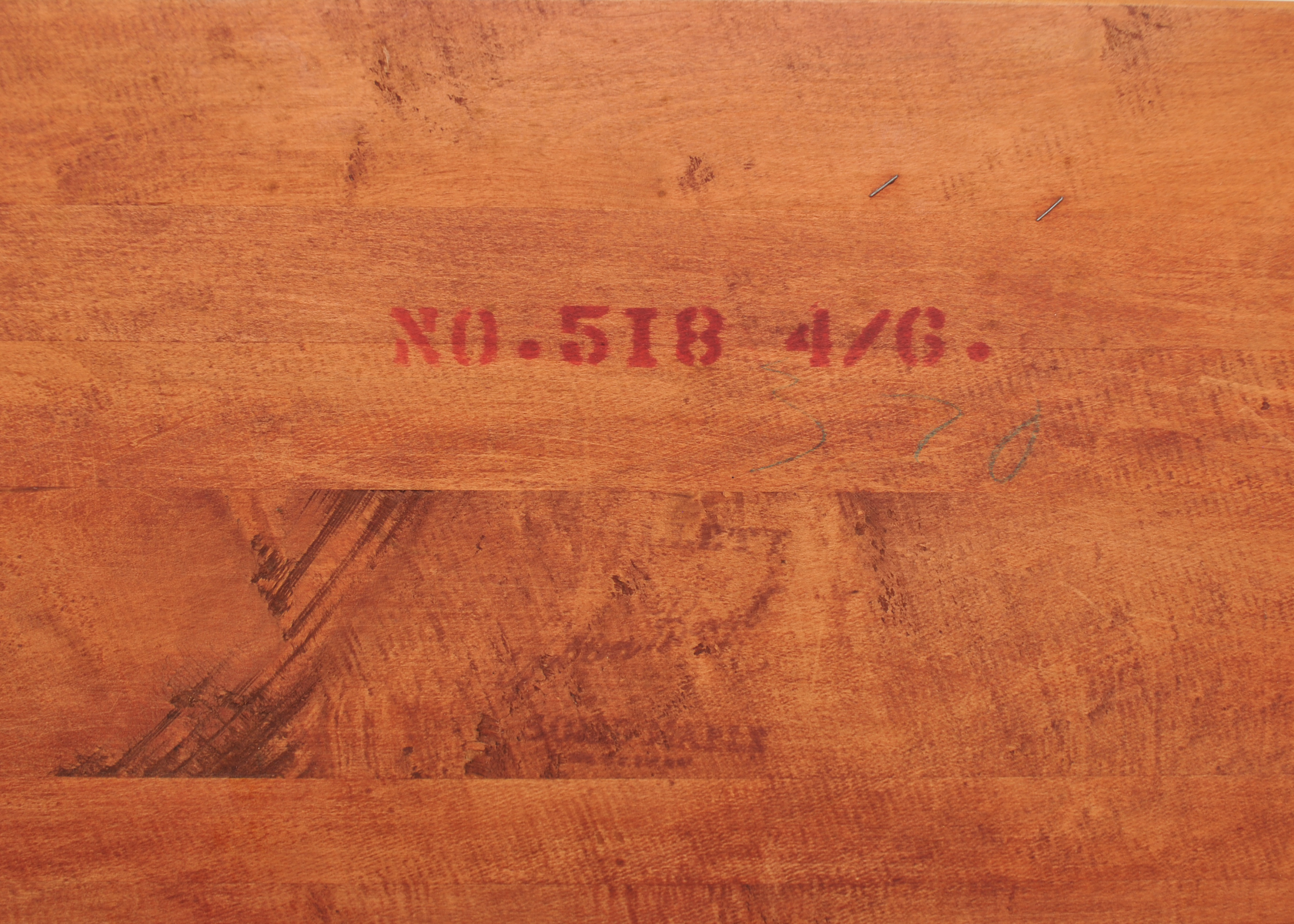 Vintage Full Size Maple Bed Headboard & Footboard