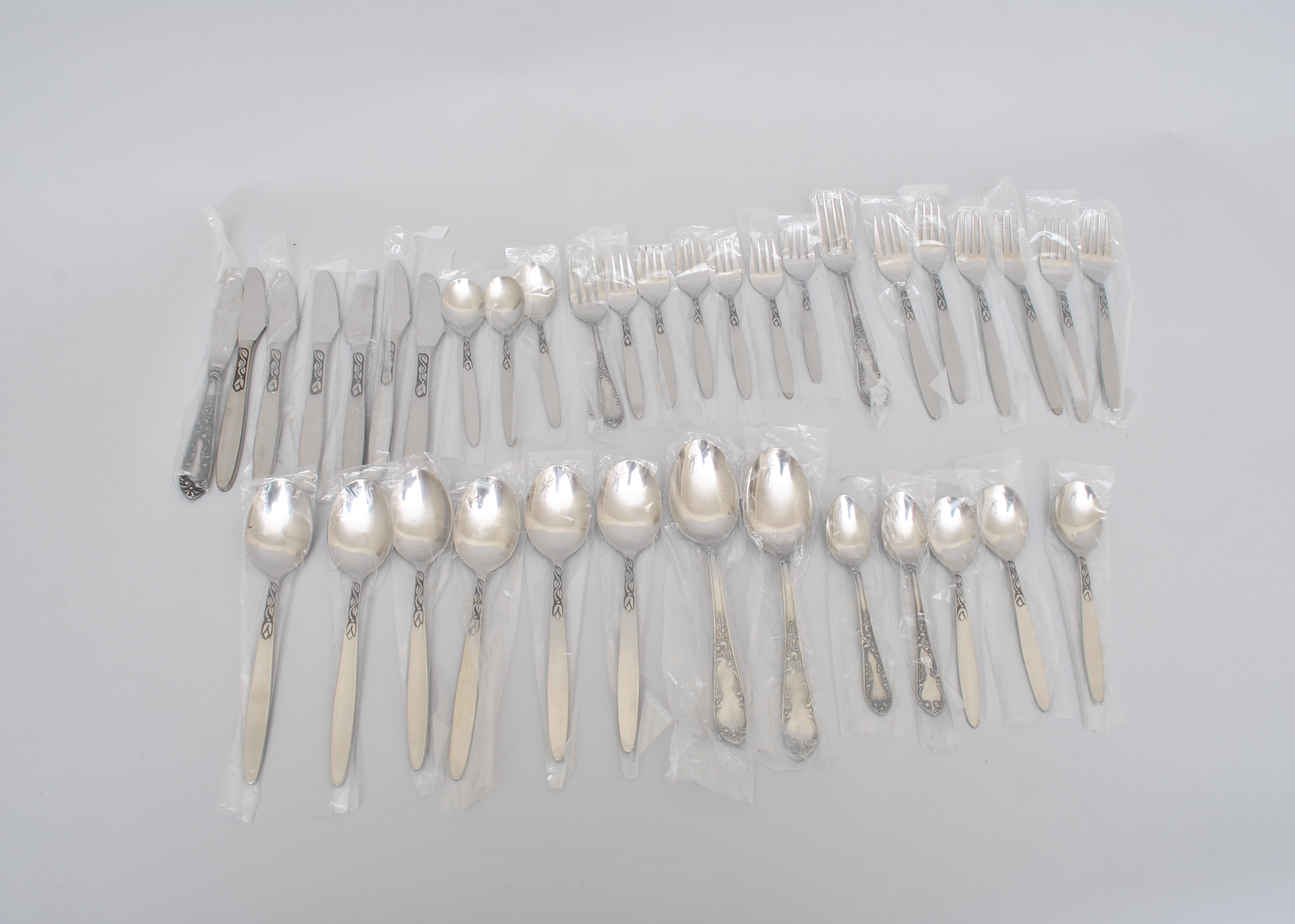 Stainless Steel and Silver Plated Flatware Assortment