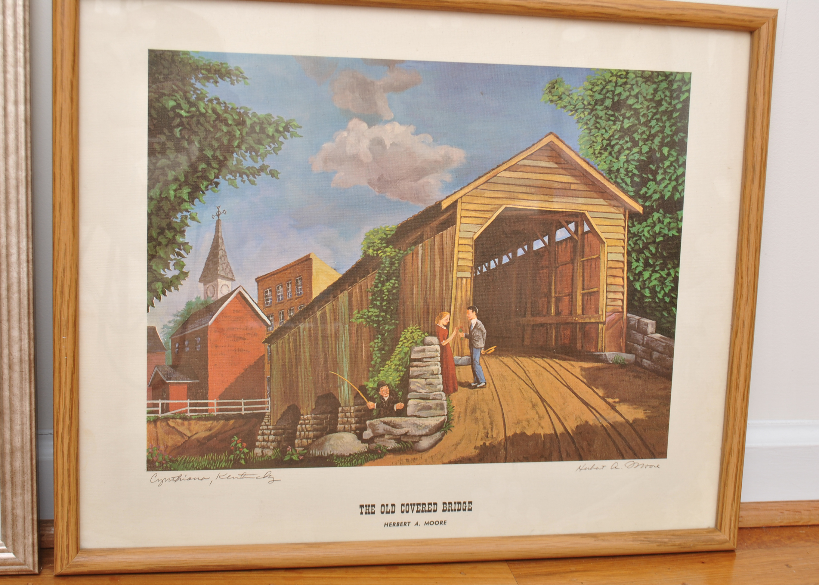 Pair of Framed Offset Lithographs by Herbert Moore & Albert De Lavault