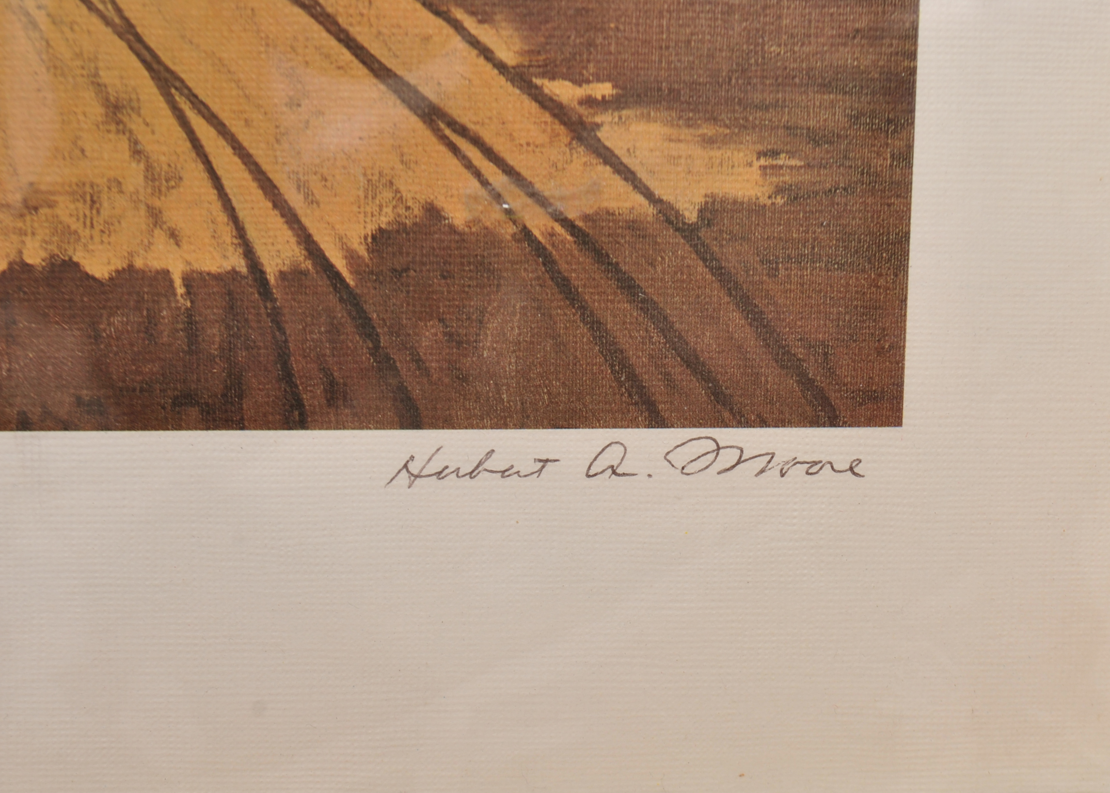 Pair of Framed Offset Lithographs by Herbert Moore & Albert De Lavault