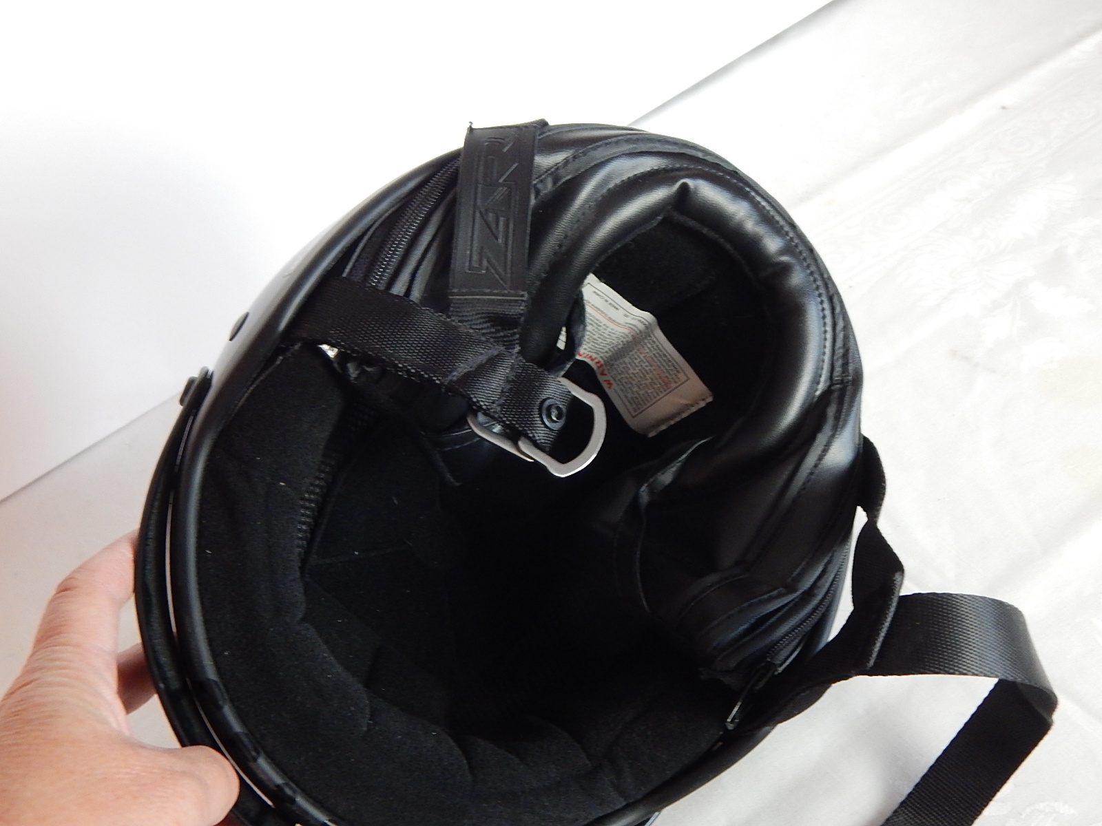 DOT Black Skull Motorcycle Helmet