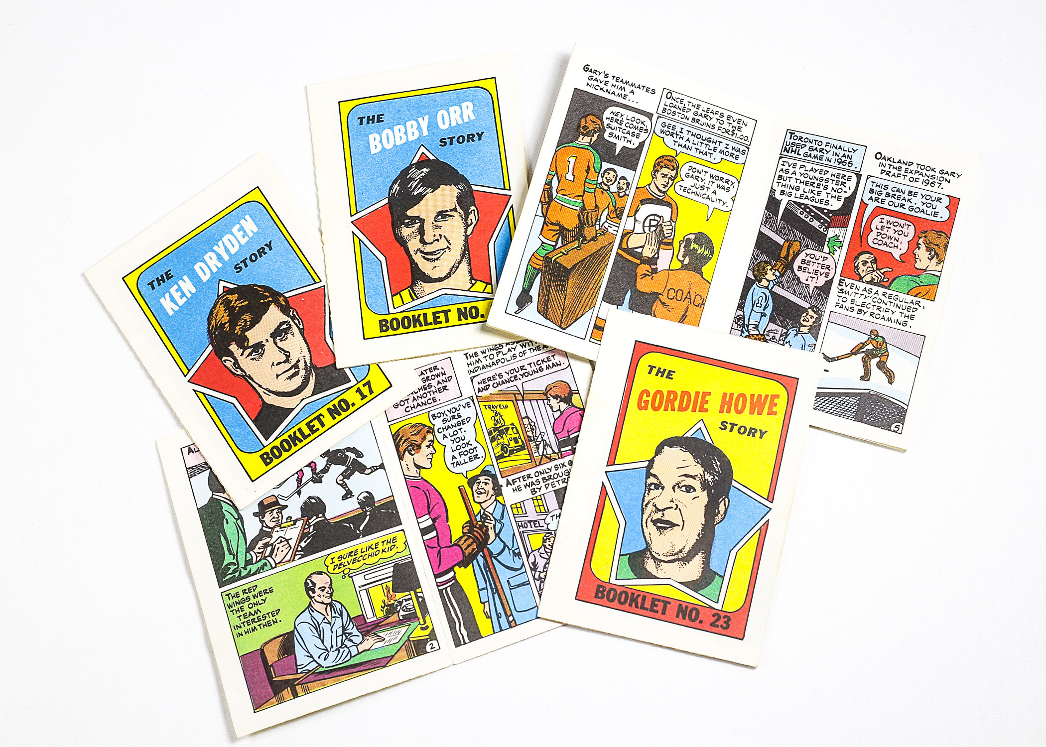 Assortment of Vintage Hockey Comics
