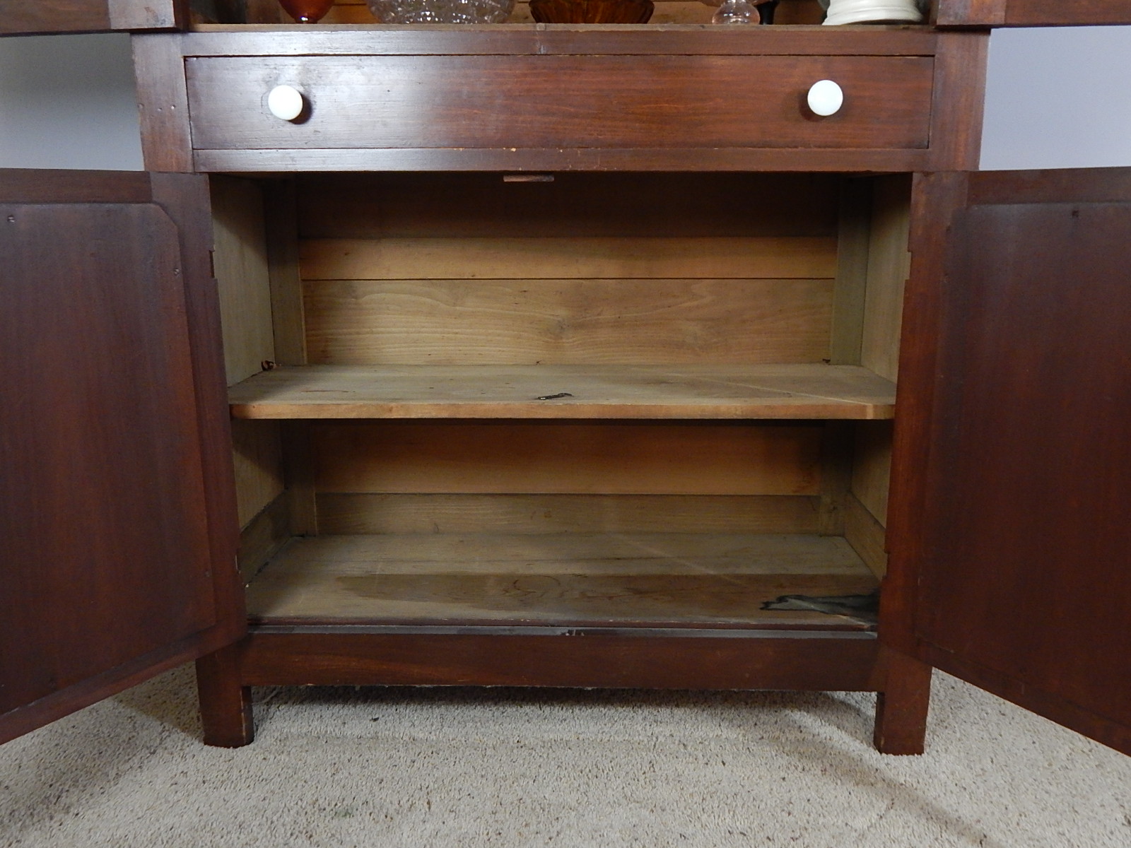 Antique Pine Pie Safe Cabinet