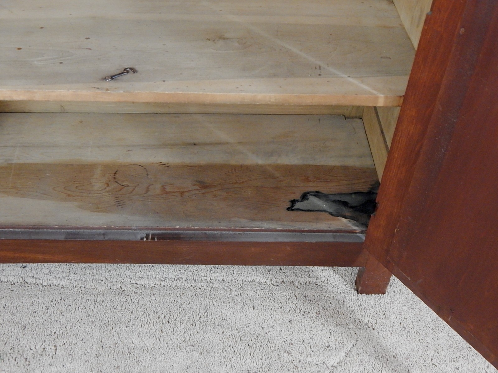 Antique Pine Pie Safe Cabinet