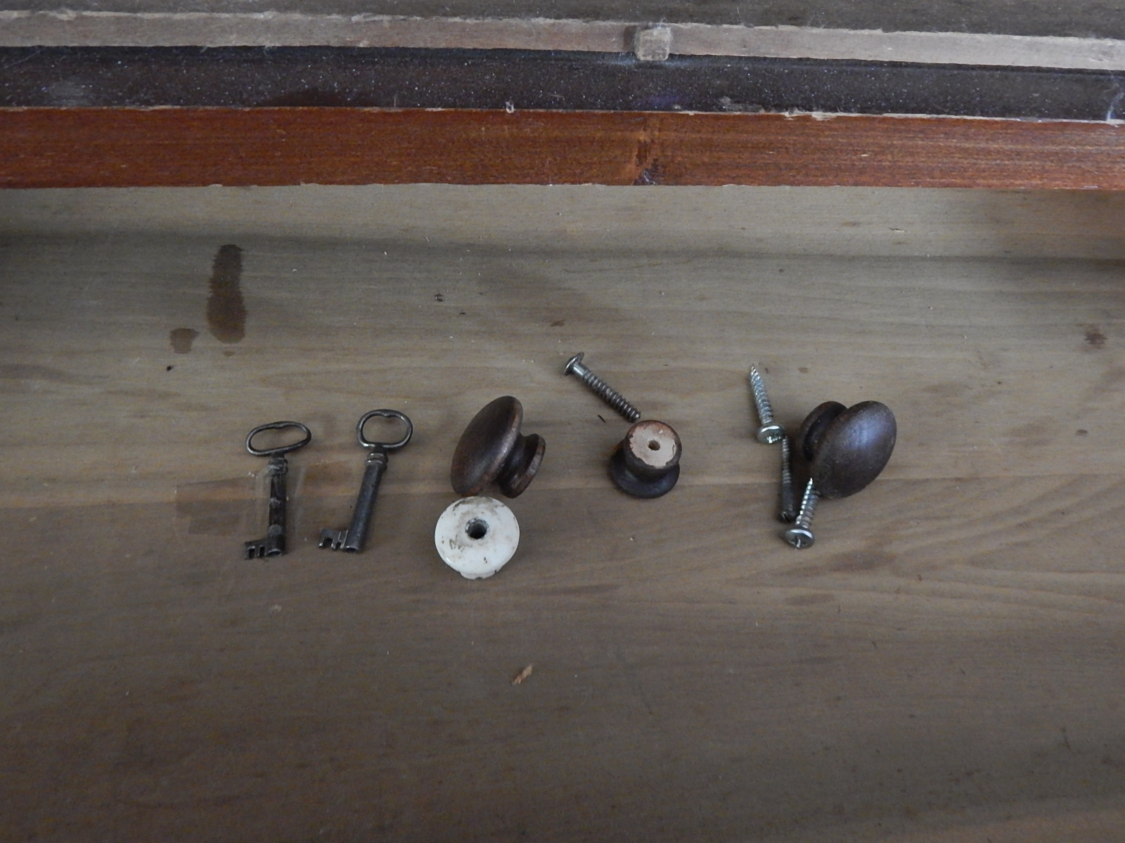 Antique Pine Pie Safe Cabinet