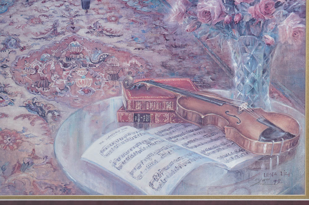 Lena Liu 'Piano Room' Signed Print