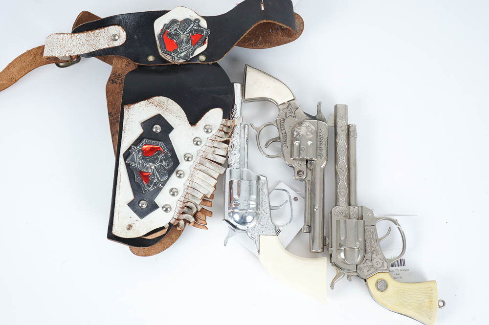 Vintage Toy Cap Pistol Collection