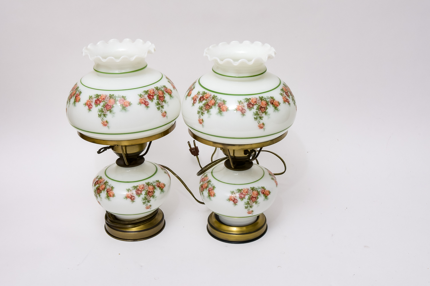 Victorian Style Glass Lamps