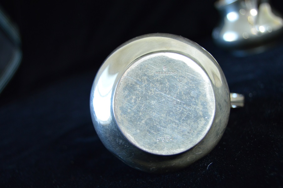 Sterling Silver Cream Pitcher and Sugar Bowl