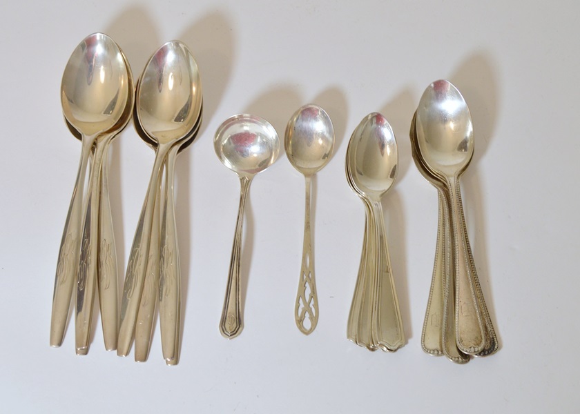 Assortment of Sterling Silver Serving Spoons
