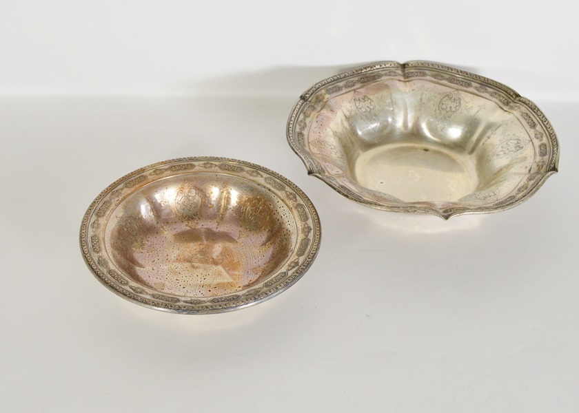 Two Vintage Sterling Silver Bowls