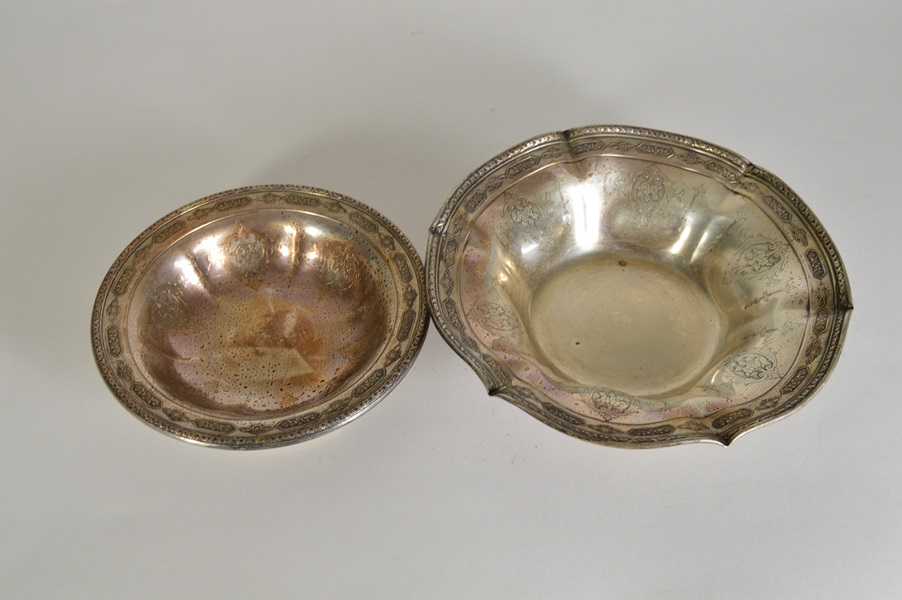 Two Vintage Sterling Silver Bowls
