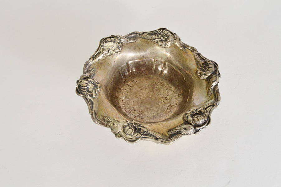 Art Nouveau Style Sterling Silver Bowl